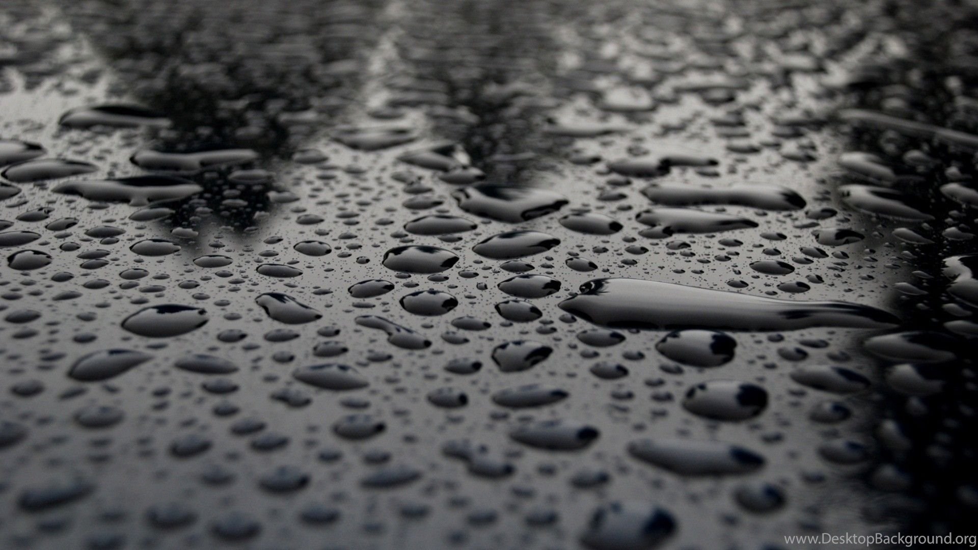 Black Raindrops Wallpapers