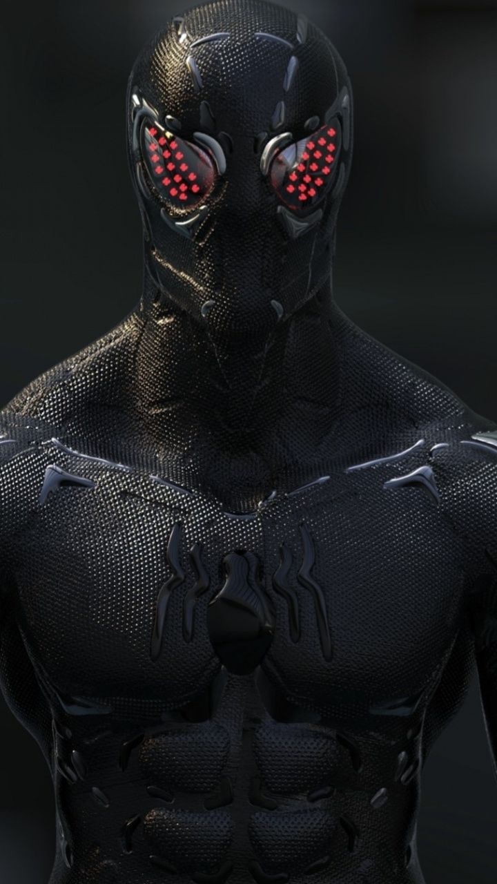 Black Spiderman 3D Wallpapers