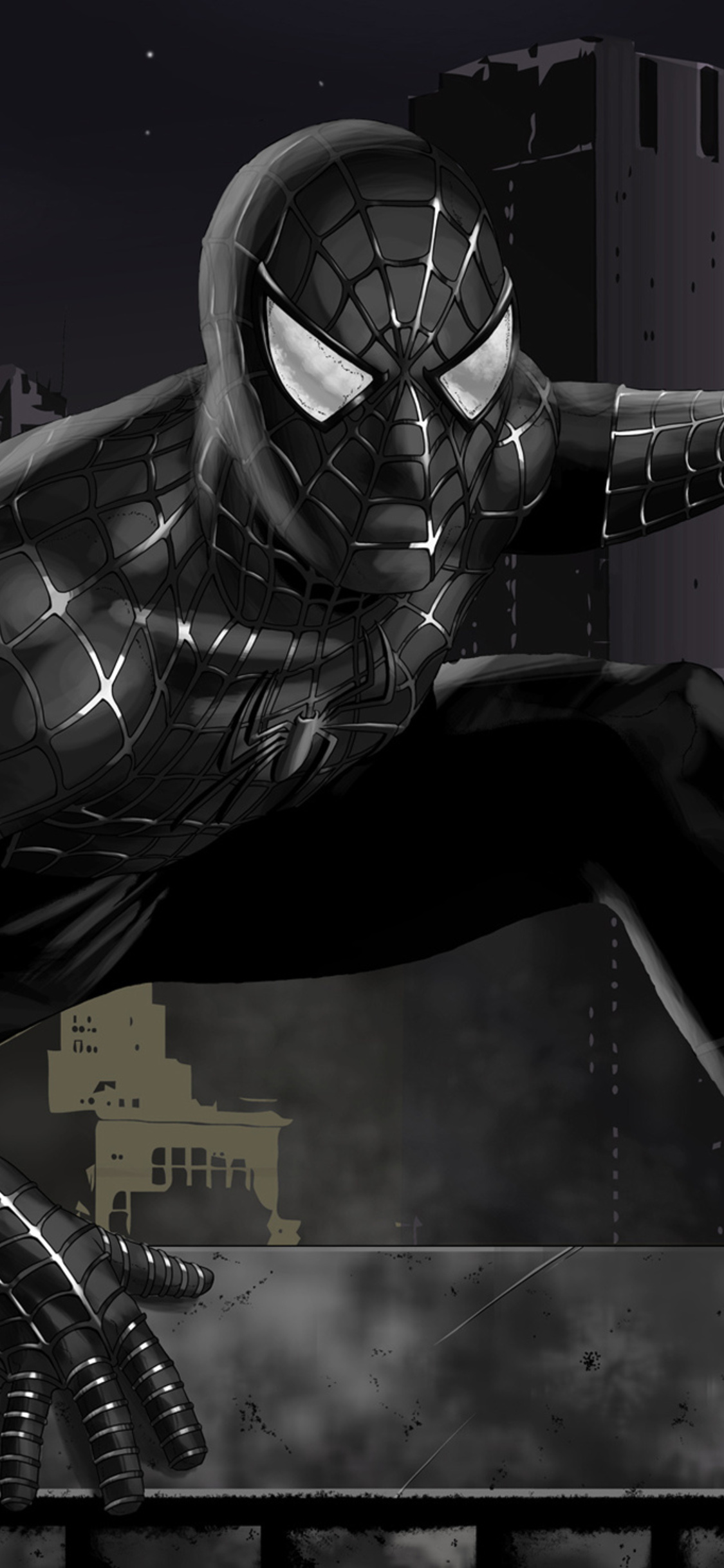 Black Spiderman Iphone Wallpapers