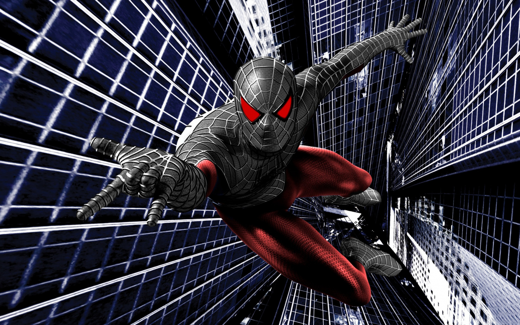 Black Stealth Spider Man Suit Wallpapers