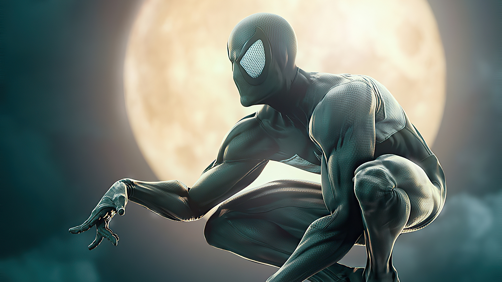 Black Stealth Spider Man Suit Wallpapers