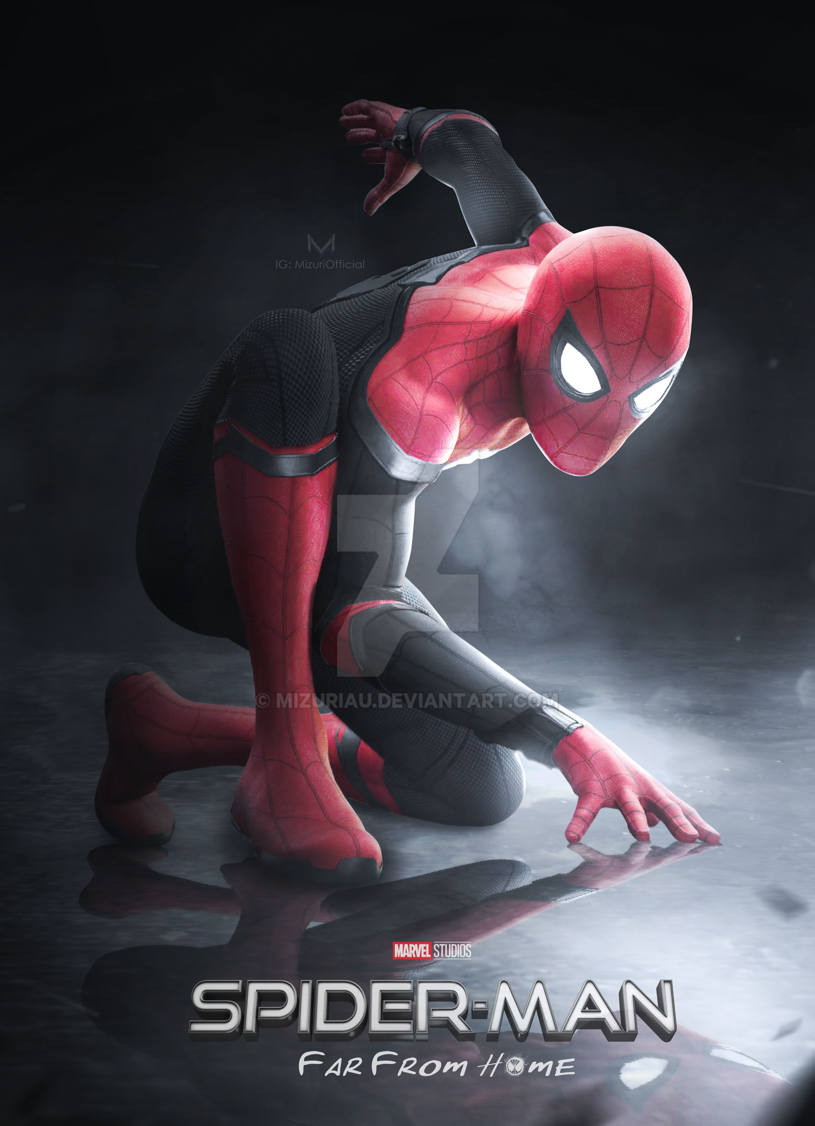 Black Suit Spider Man Far From Home Wallpapers