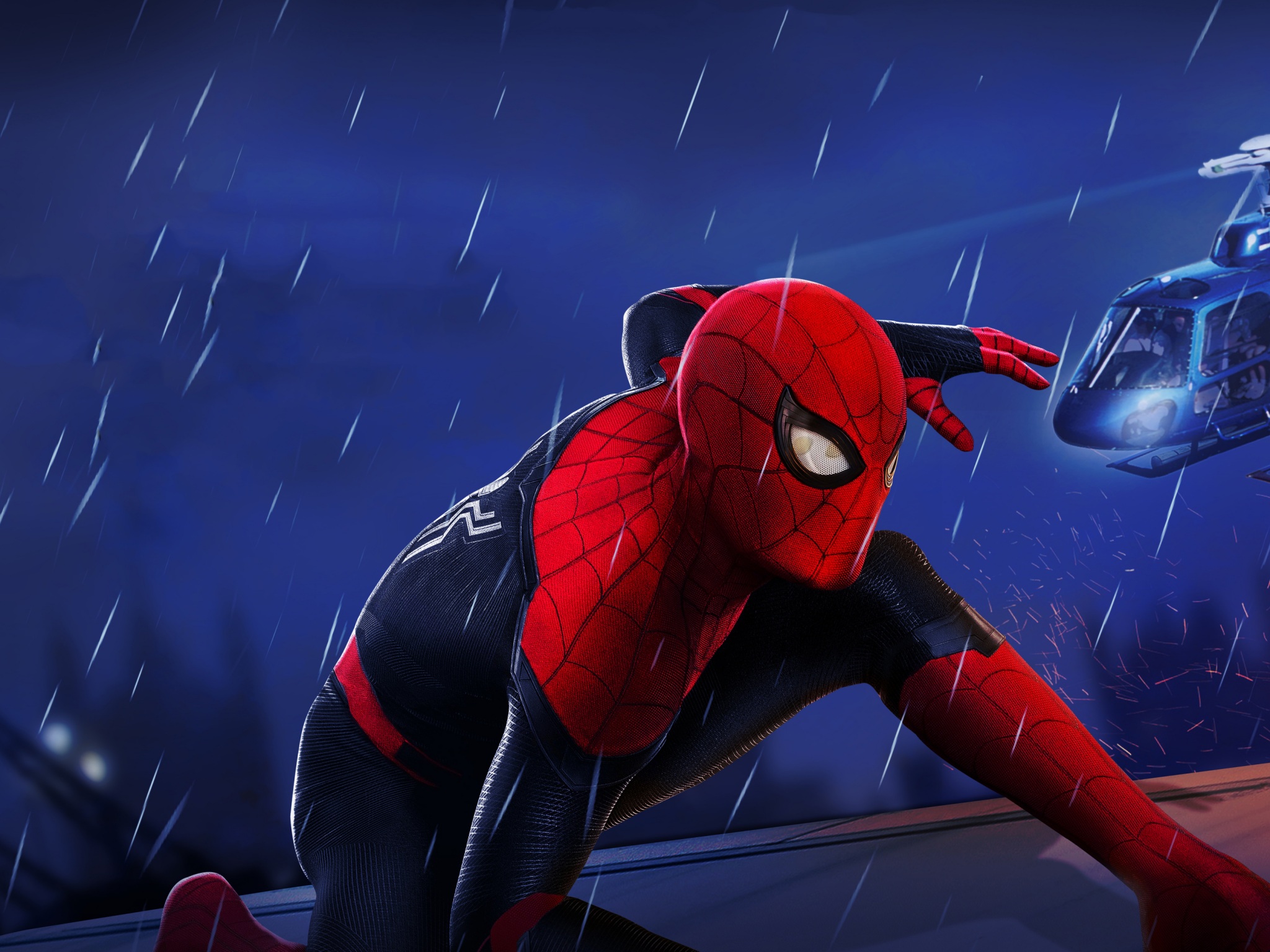 Black Suit Spider Man Far From Home Wallpapers