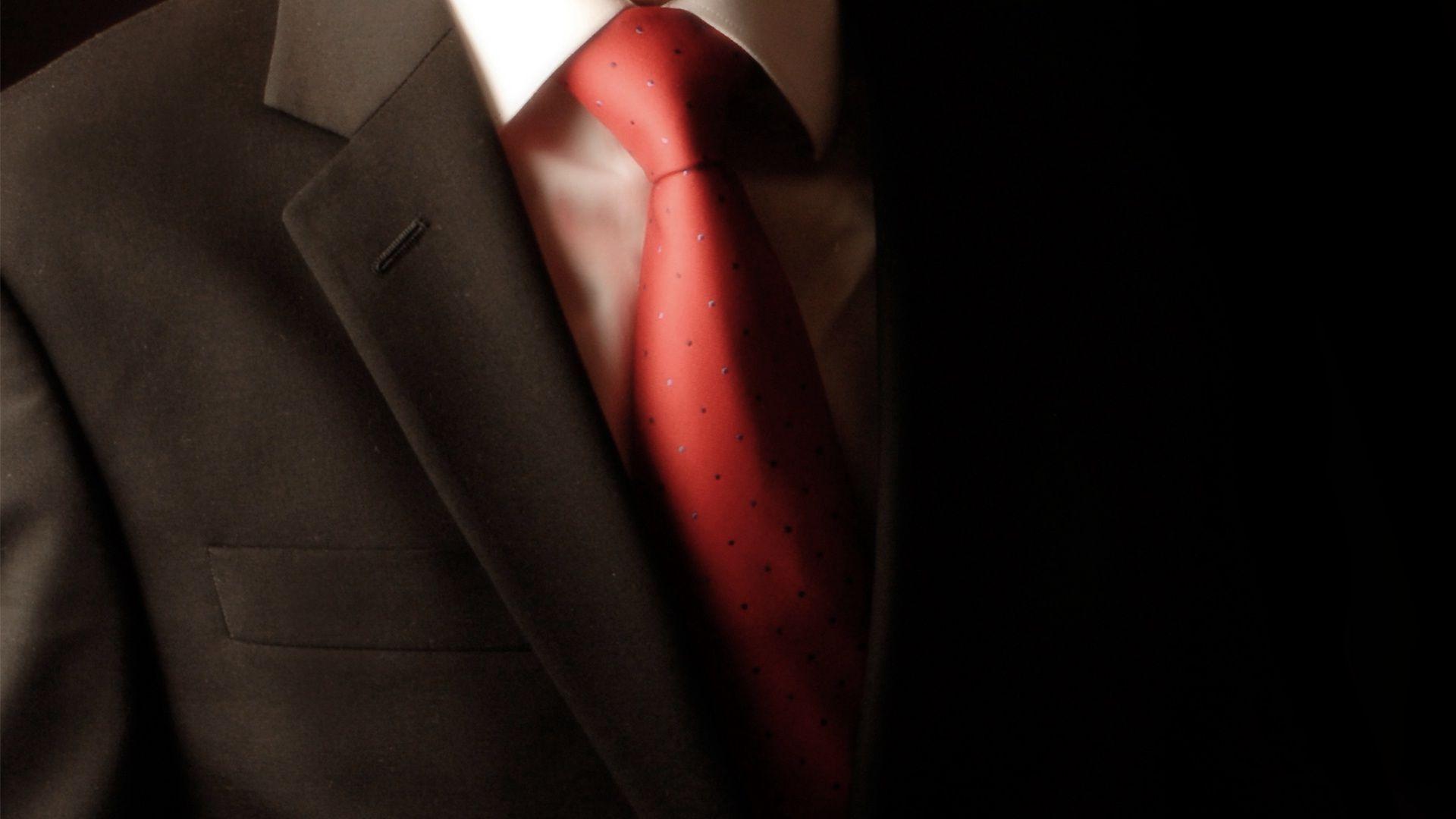 Black Suits With Red Tie Wallpapers