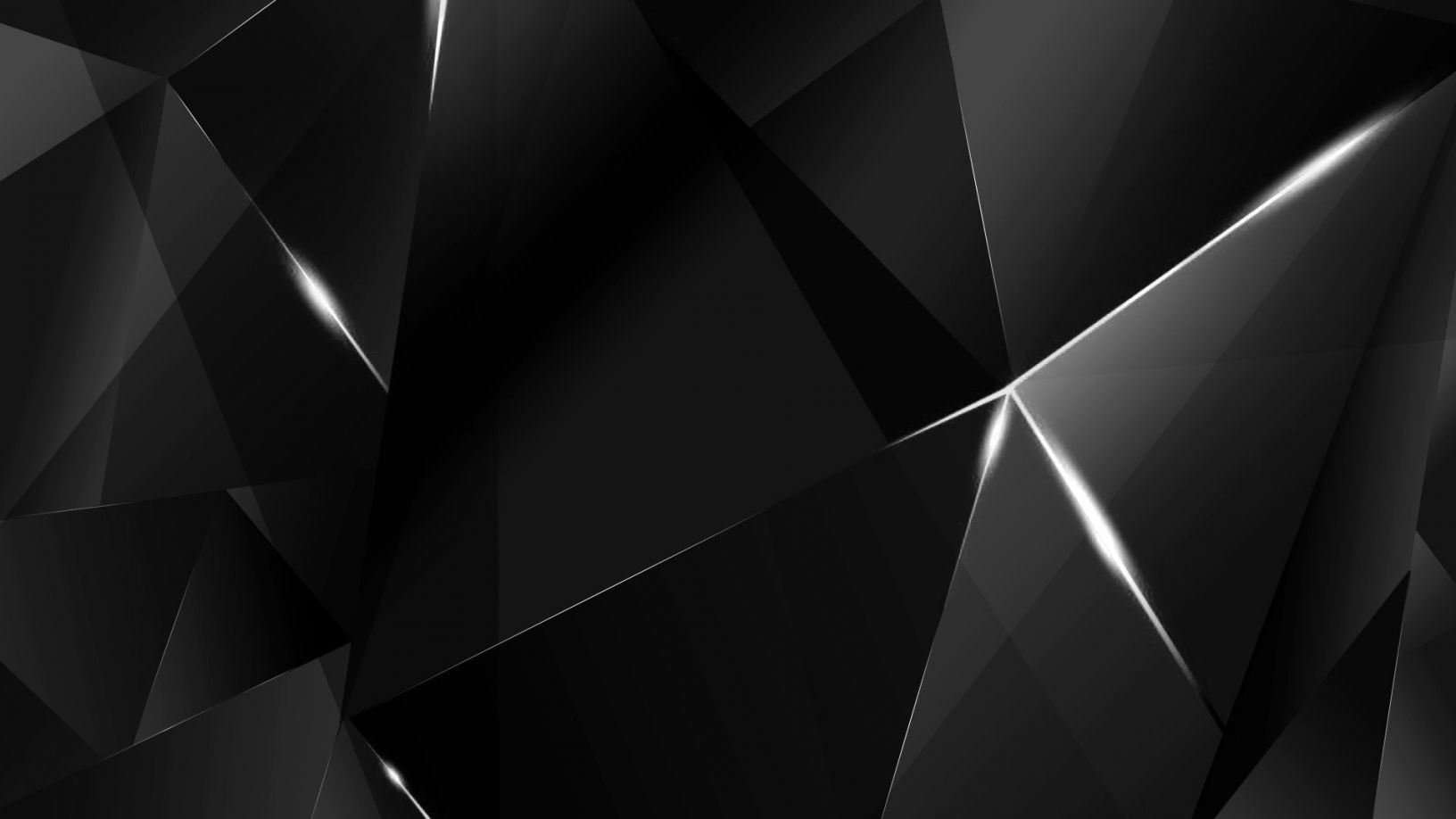 Black Triangle Vector Folds Wallpapers