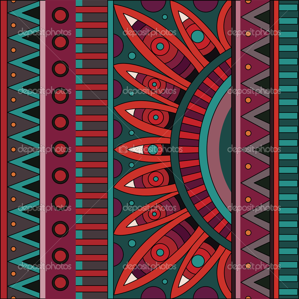 Black Tribal Background