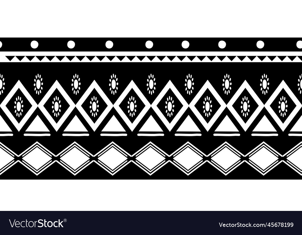 Black Tribal Background