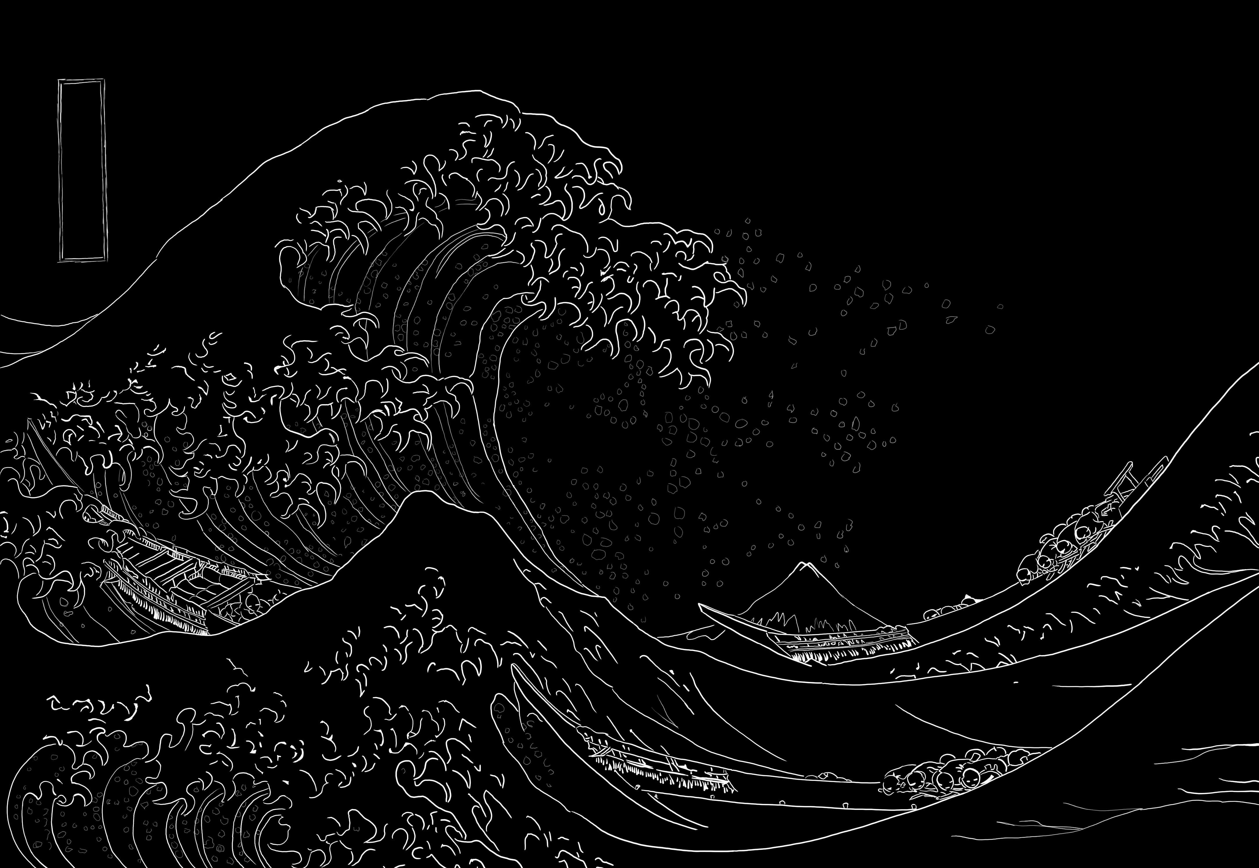 Black Waves Wallpapers