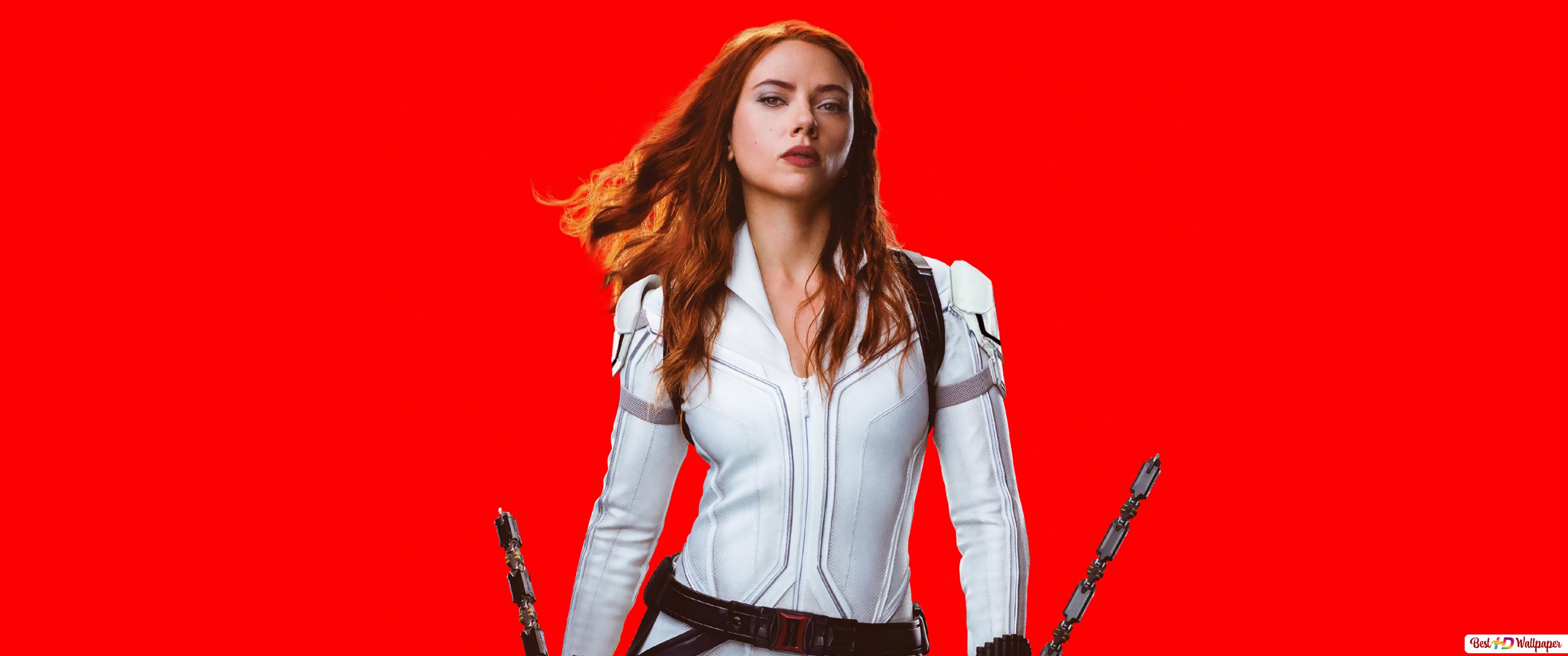 Black Widow 2020 White Suit Wallpapers