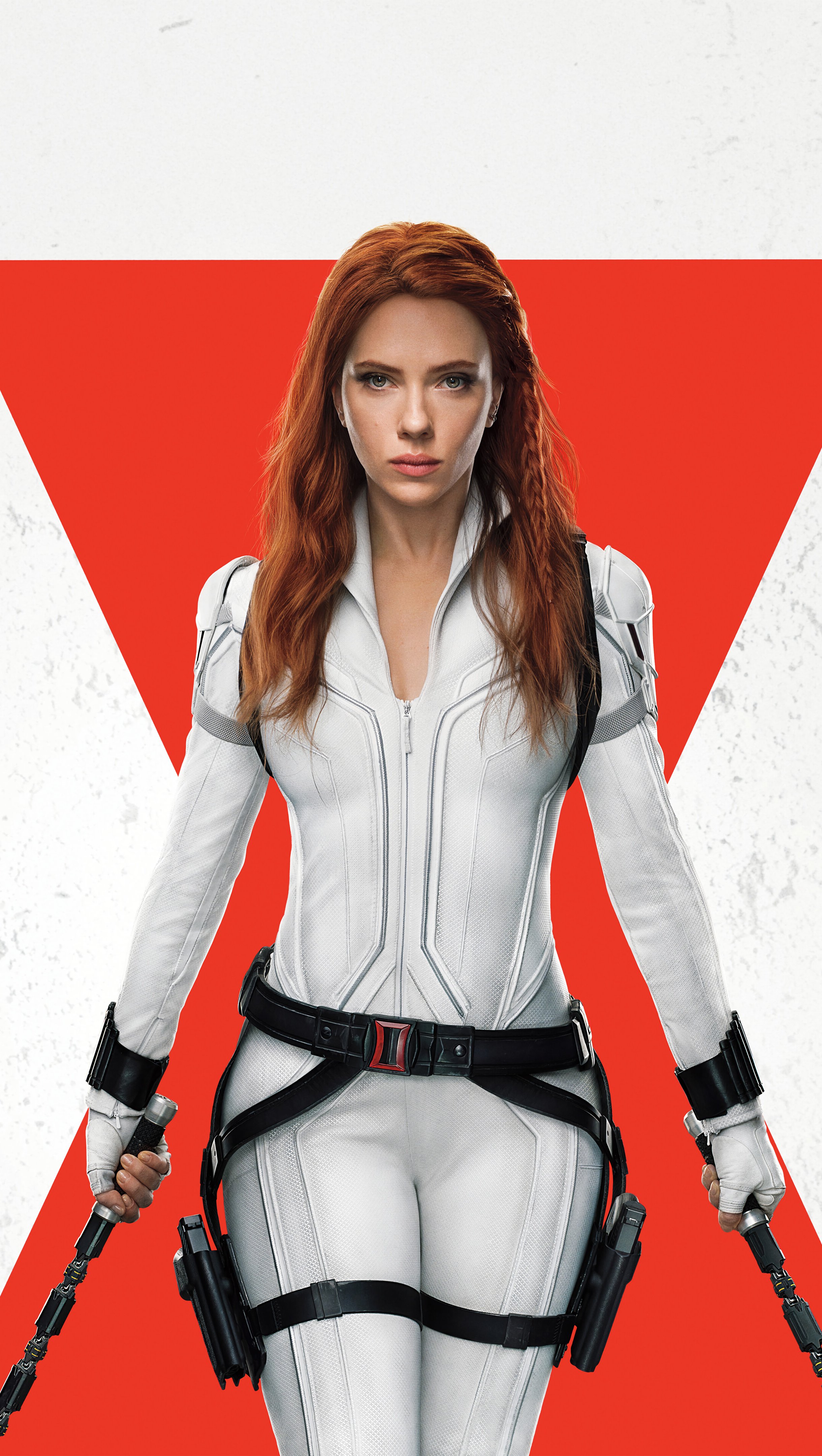 Black Widow 2020 White Suit Wallpapers