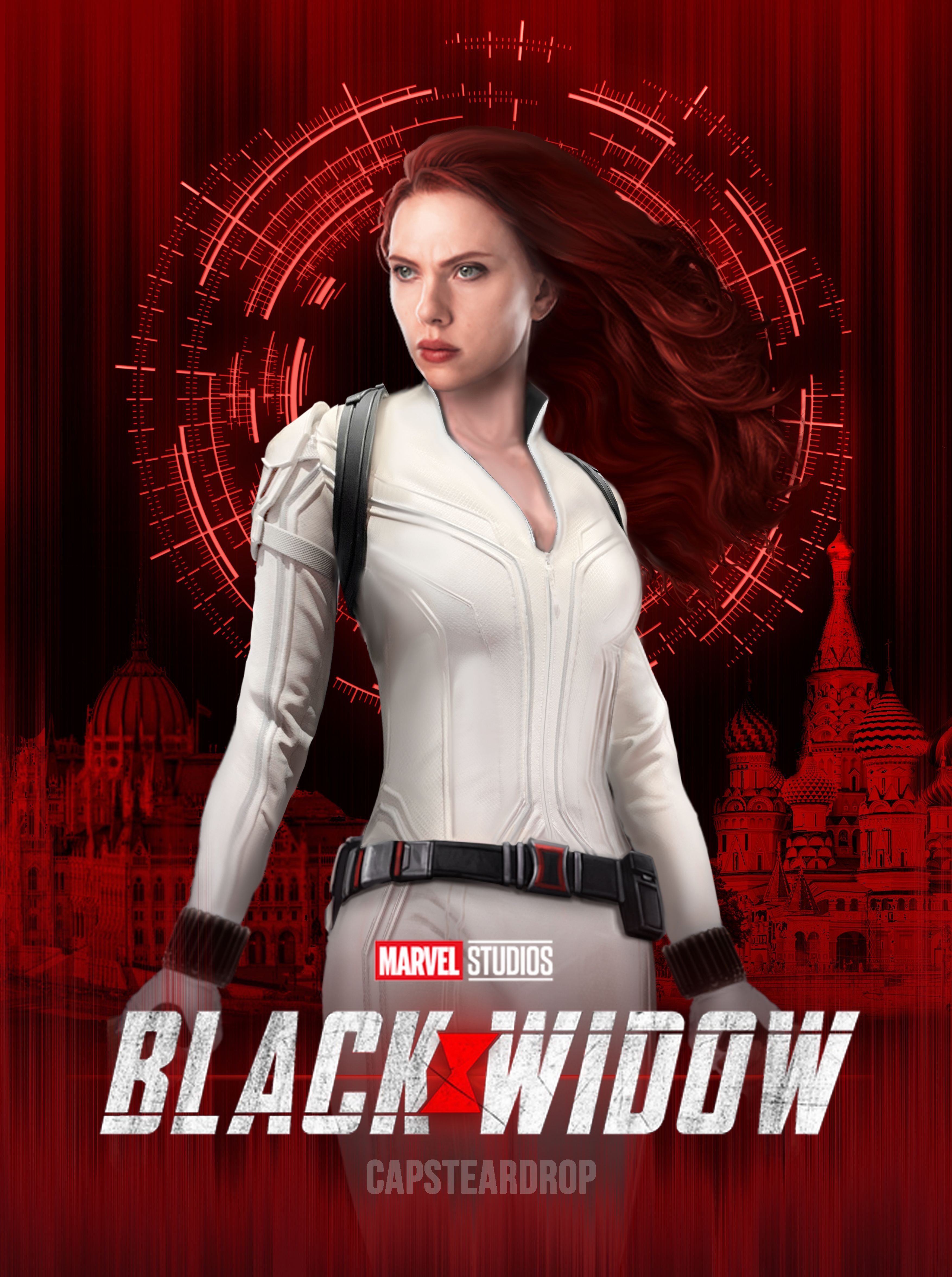 Black Widow 2020 White Suit Wallpapers