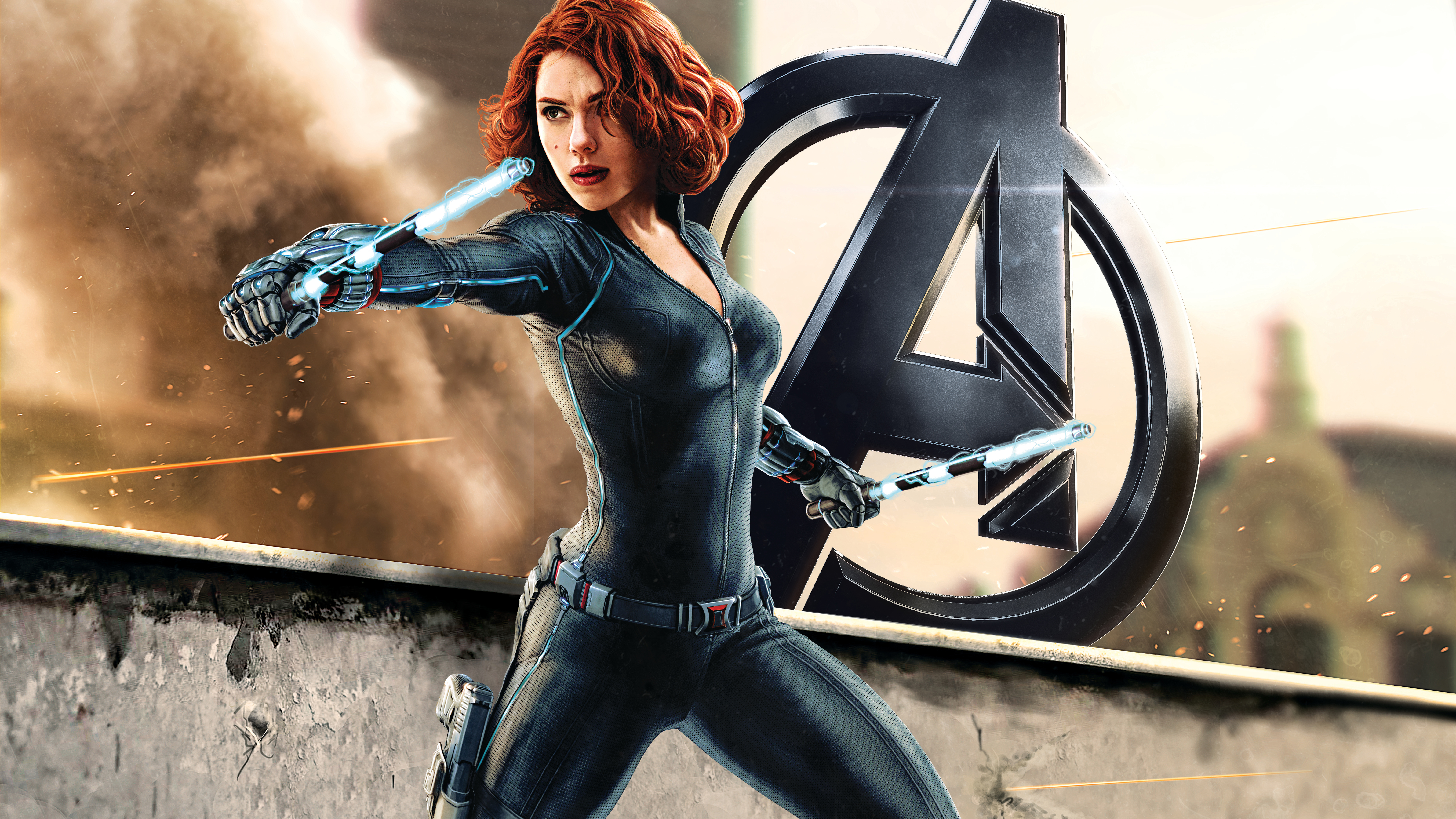 Black Widow Banner 4K 8K Wallpapers