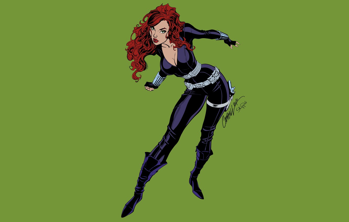 Black Widow Fantasy Art
 Wallpapers