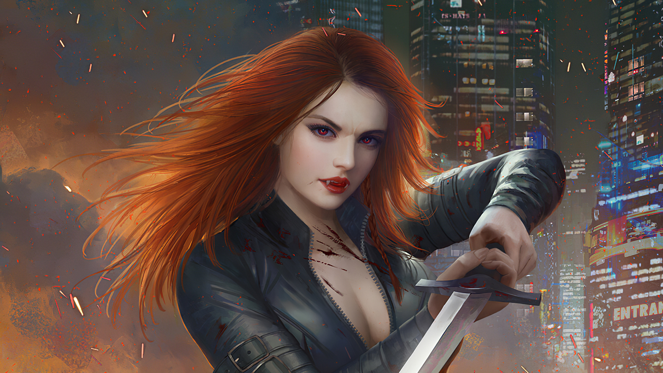 Black Widow Fantasy Art
 Wallpapers