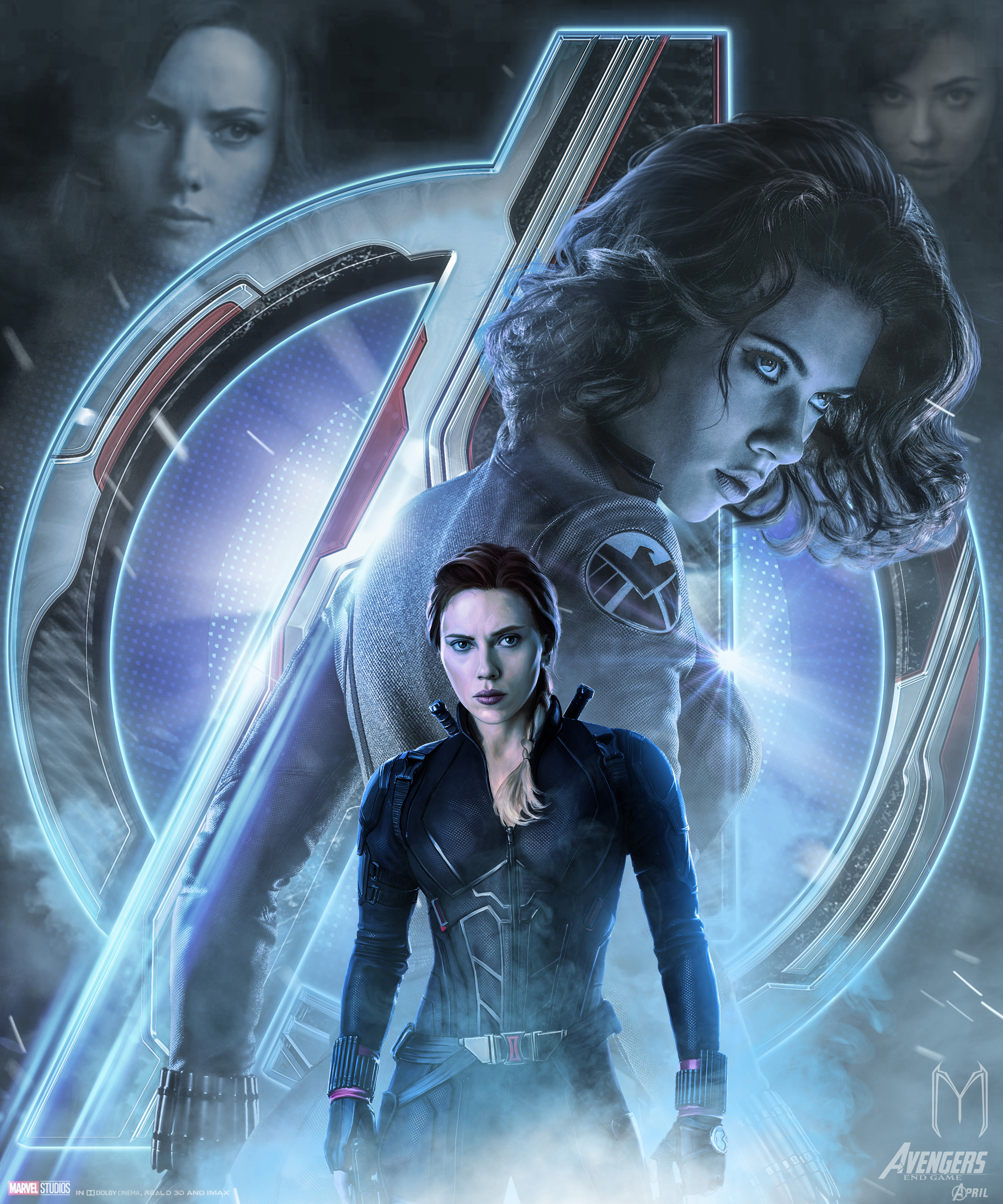 Black Widow In Avengers Endgame Wallpapers