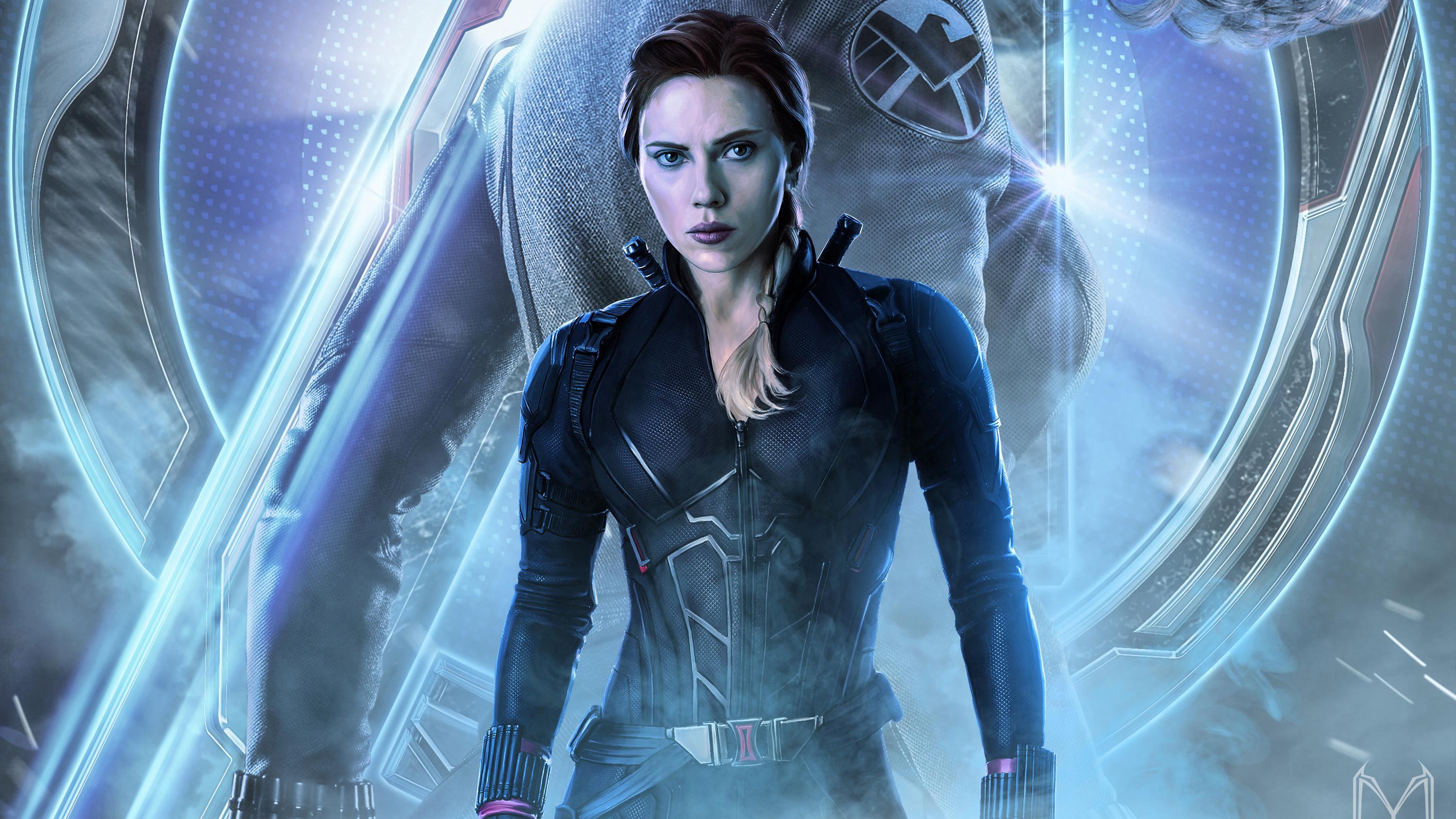 Black Widow In Avengers Endgame Wallpapers