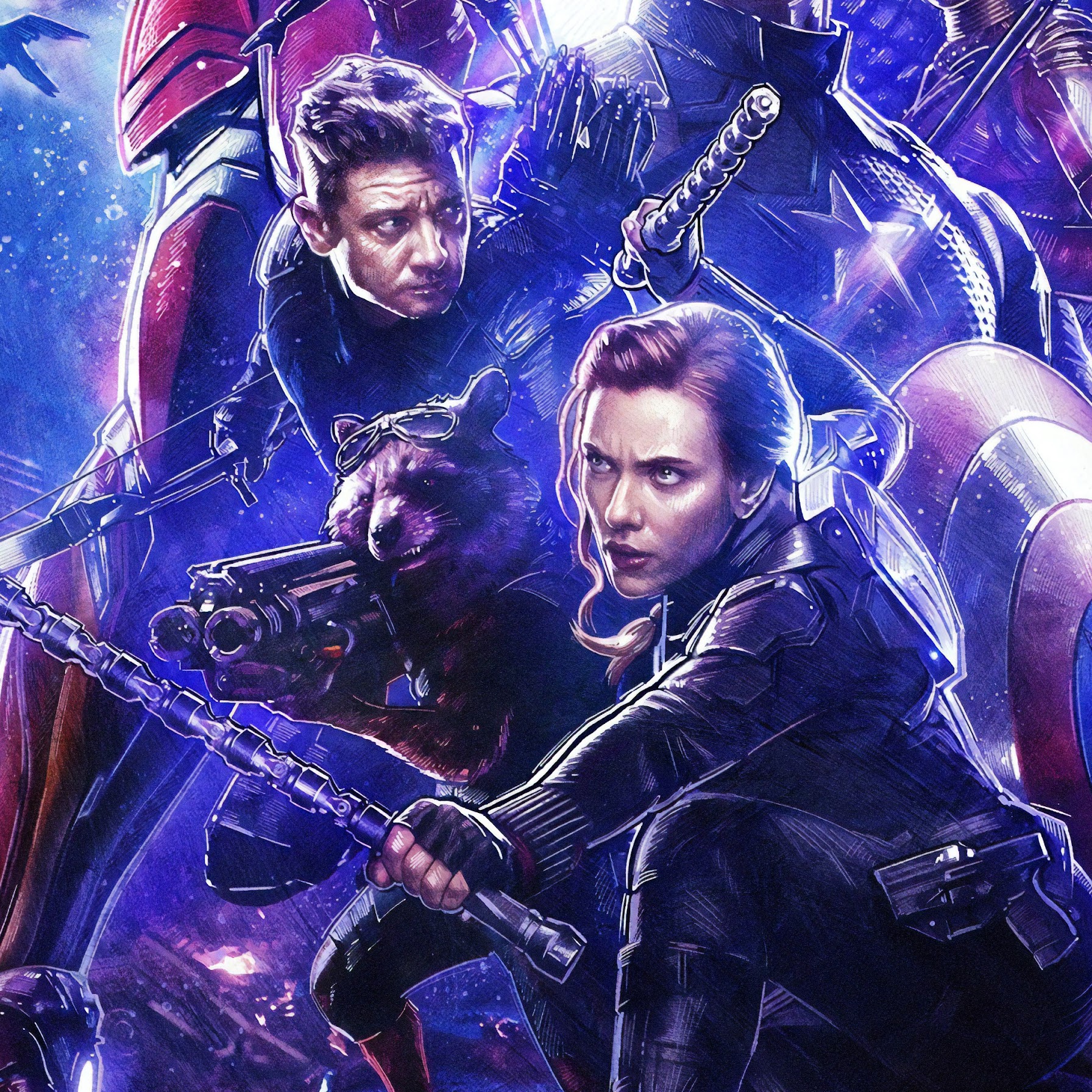 Black Widow In Avengers Endgame Wallpapers