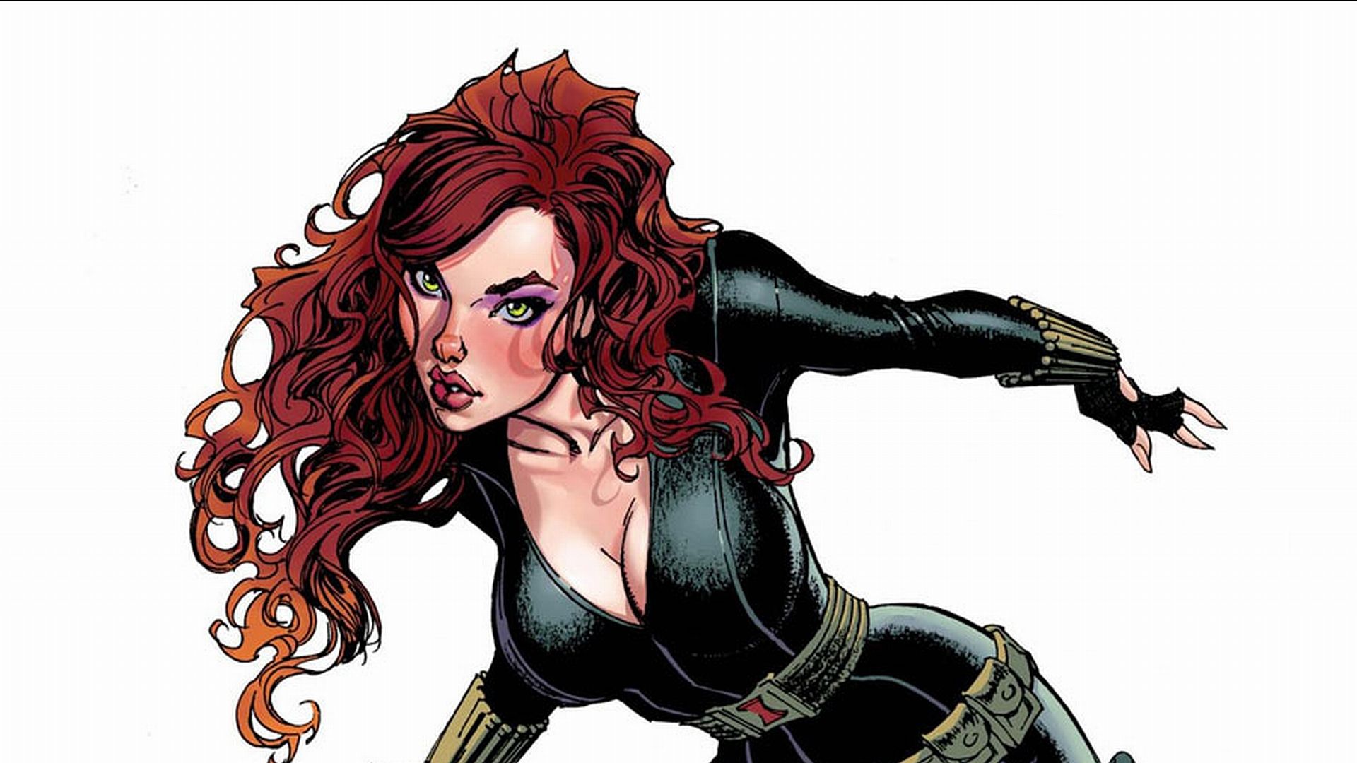 Black Widow Marvel Digital Draw Wallpapers