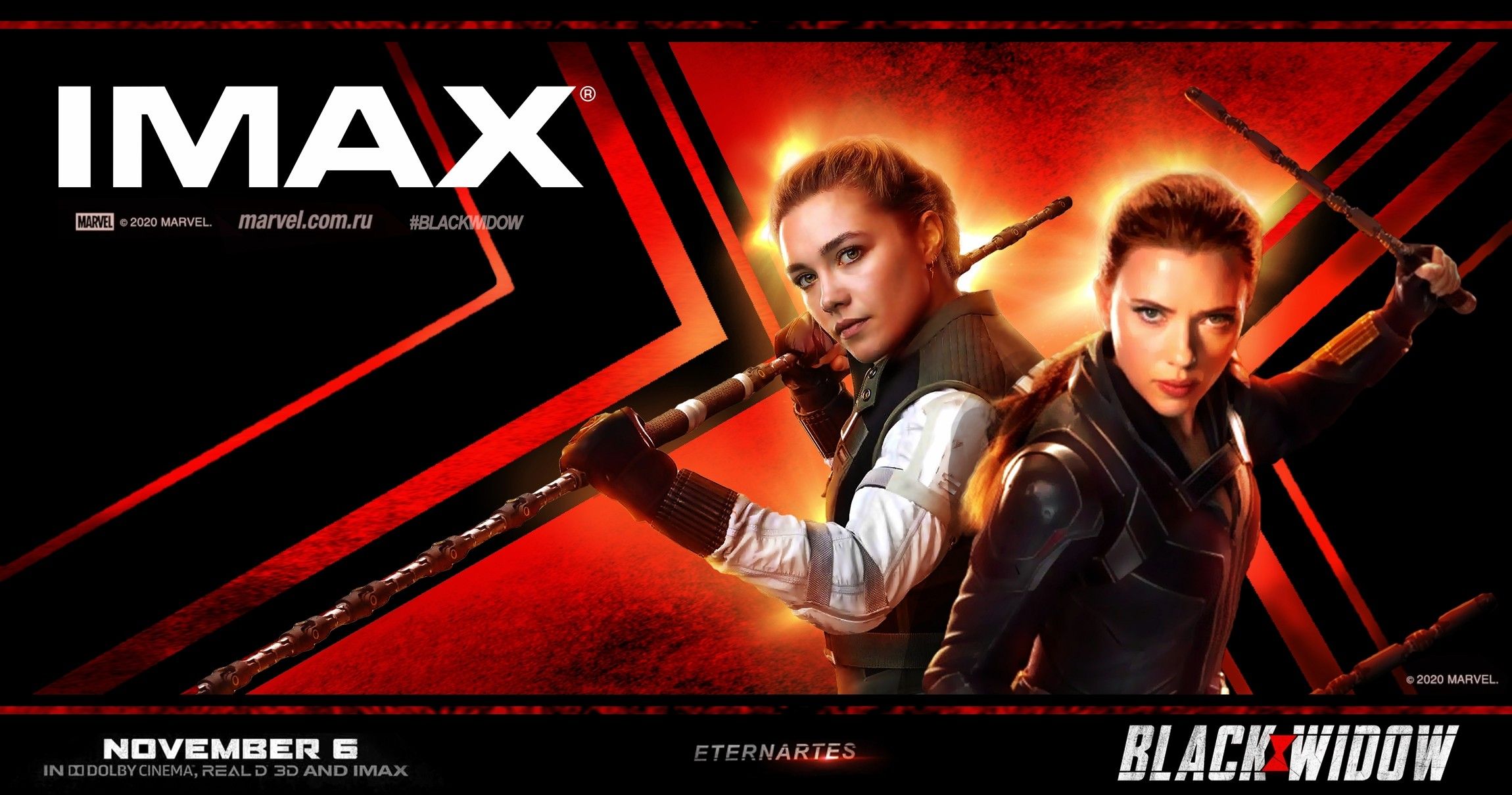 Black Widow Movie Imax Poster Wallpapers