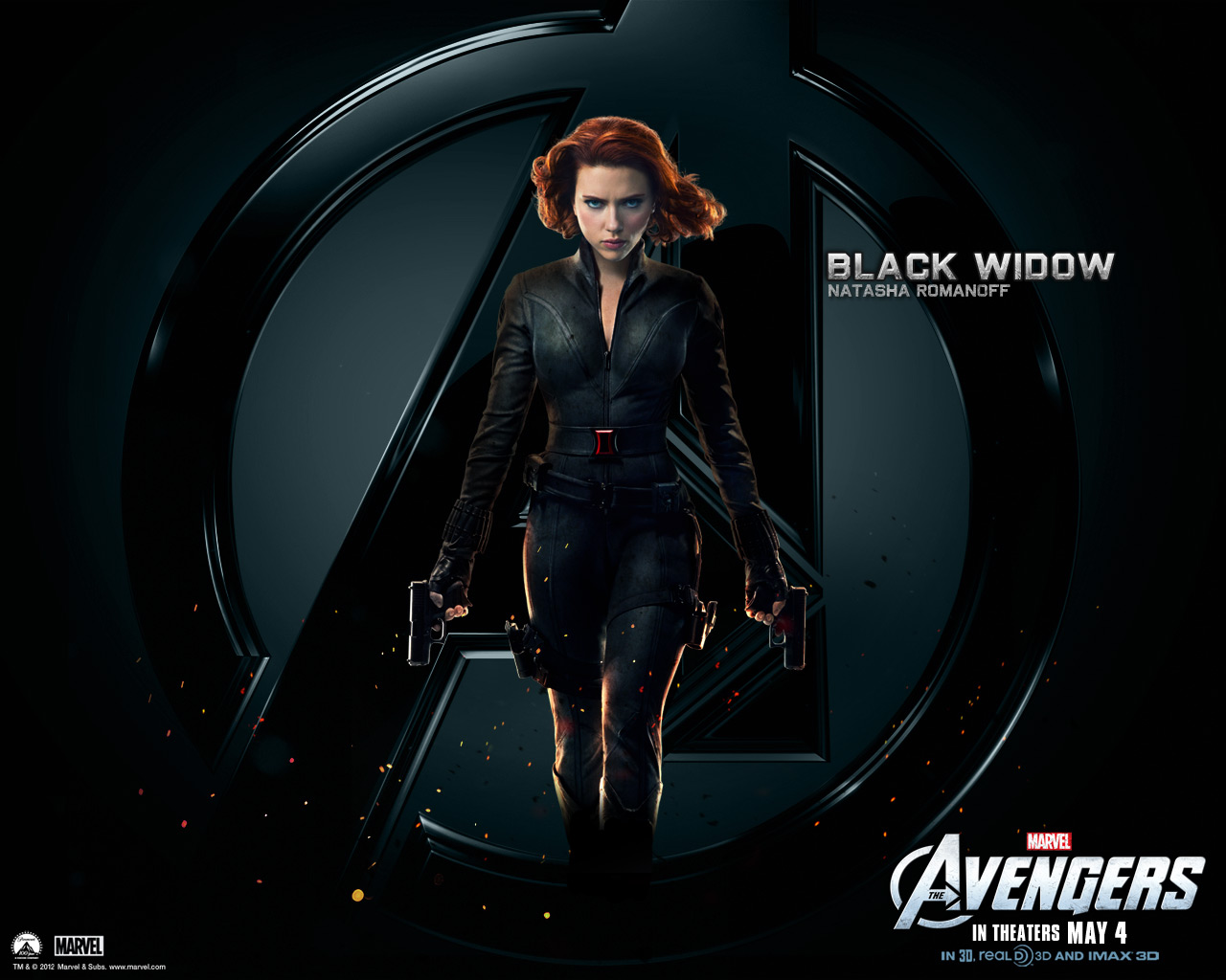 Black Widow Movie Imax Poster Wallpapers