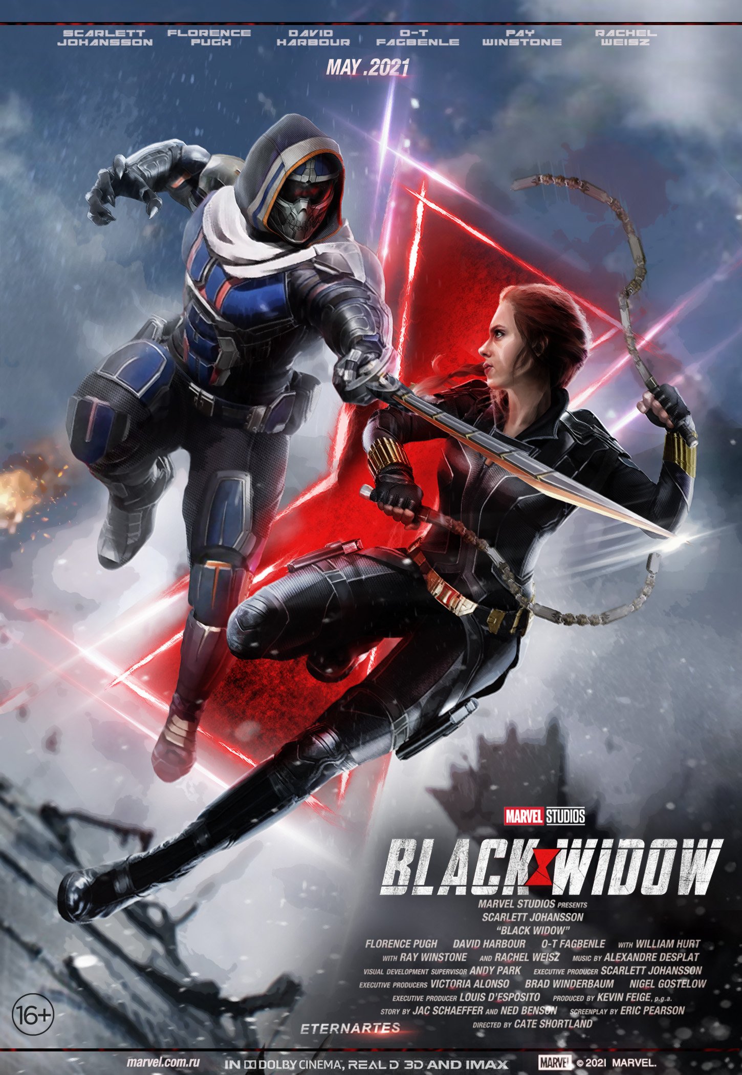 Black Widow Movie Imax Poster Wallpapers