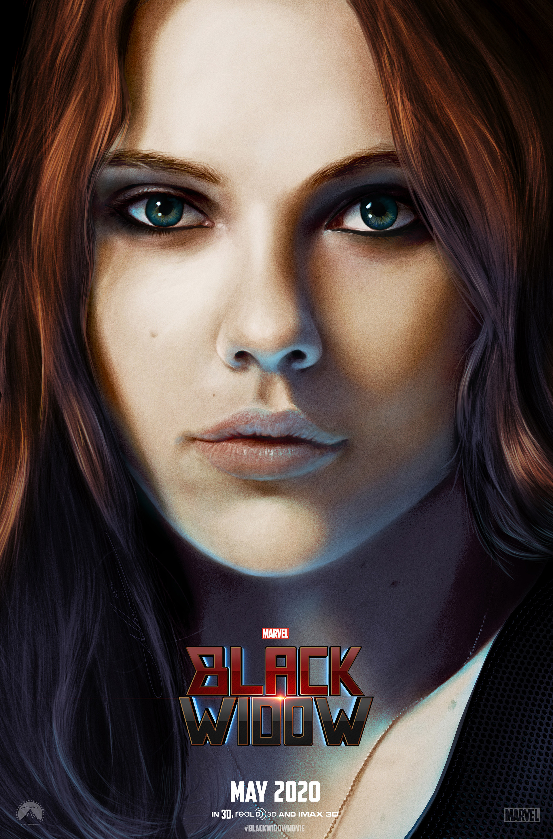 Black Widow Movie Imax Poster Wallpapers