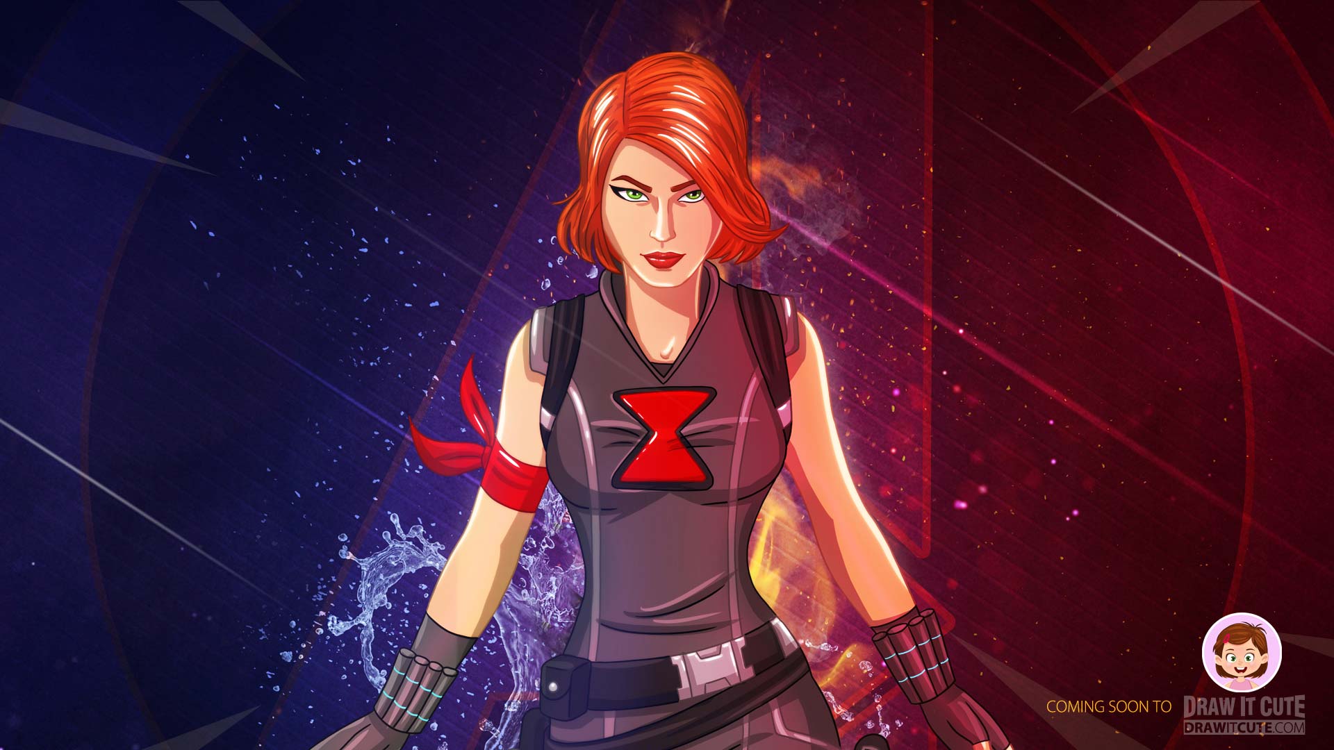 Black Widow Outfit Fortnite Wallpapers