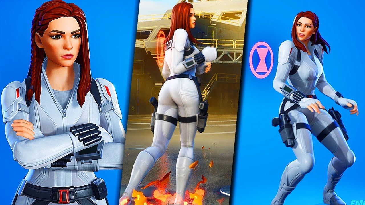 Black Widow Snow Suit Fortnite Wallpapers