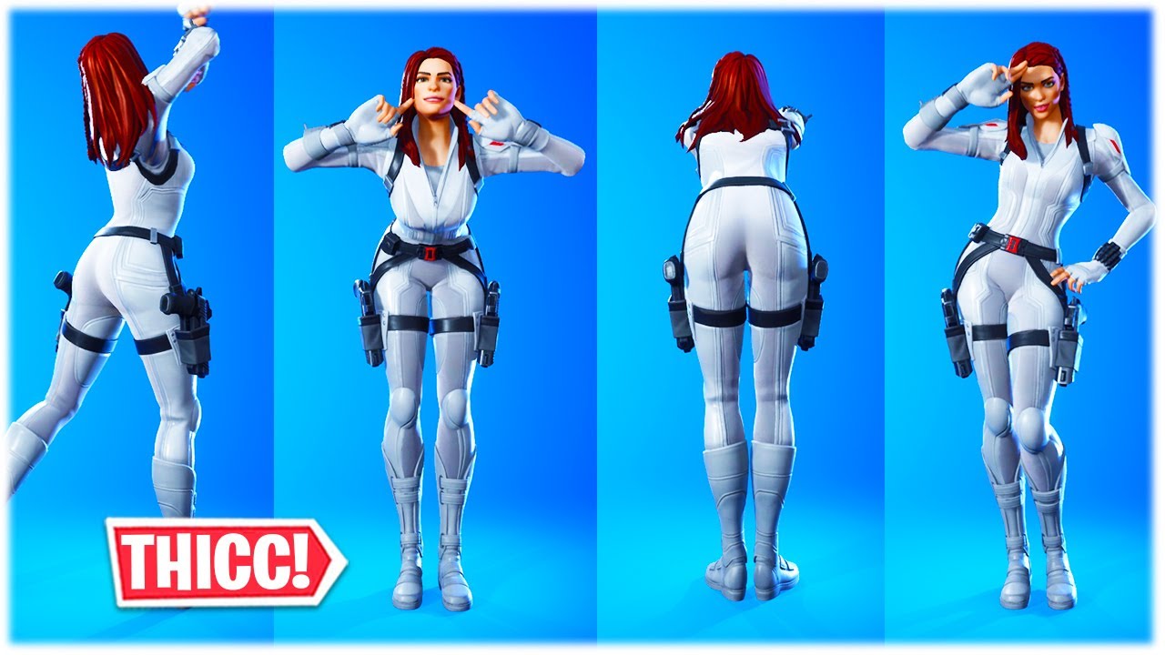 Black Widow Snow Suit Fortnite Wallpapers