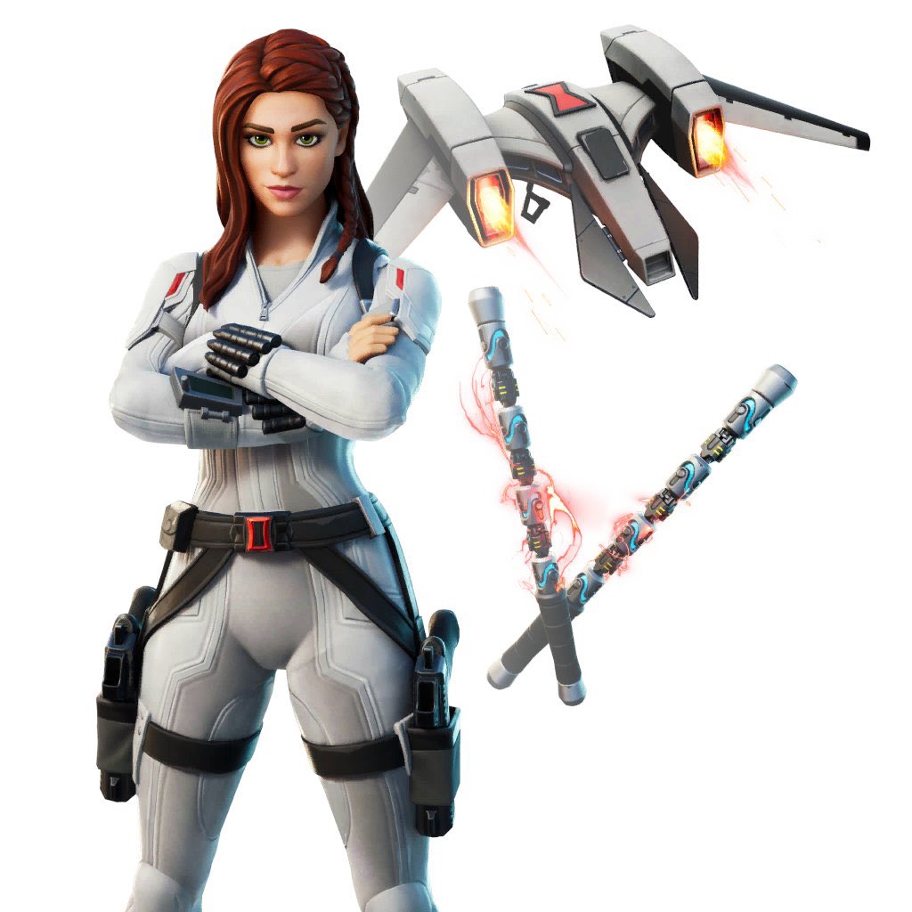 Black Widow Snow Suit Fortnite Wallpapers