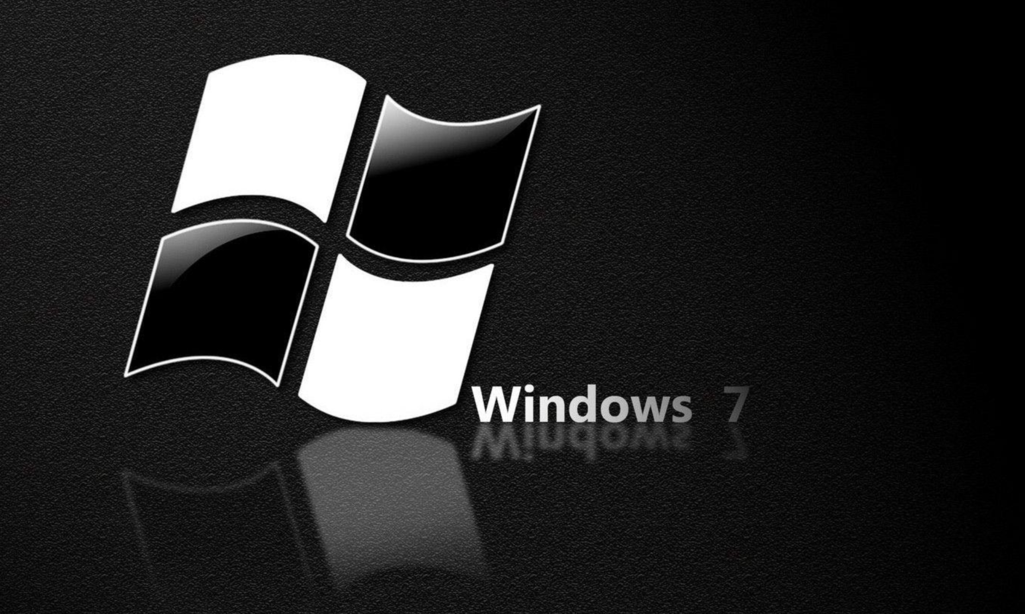 Black Windows 7 Wallpapers