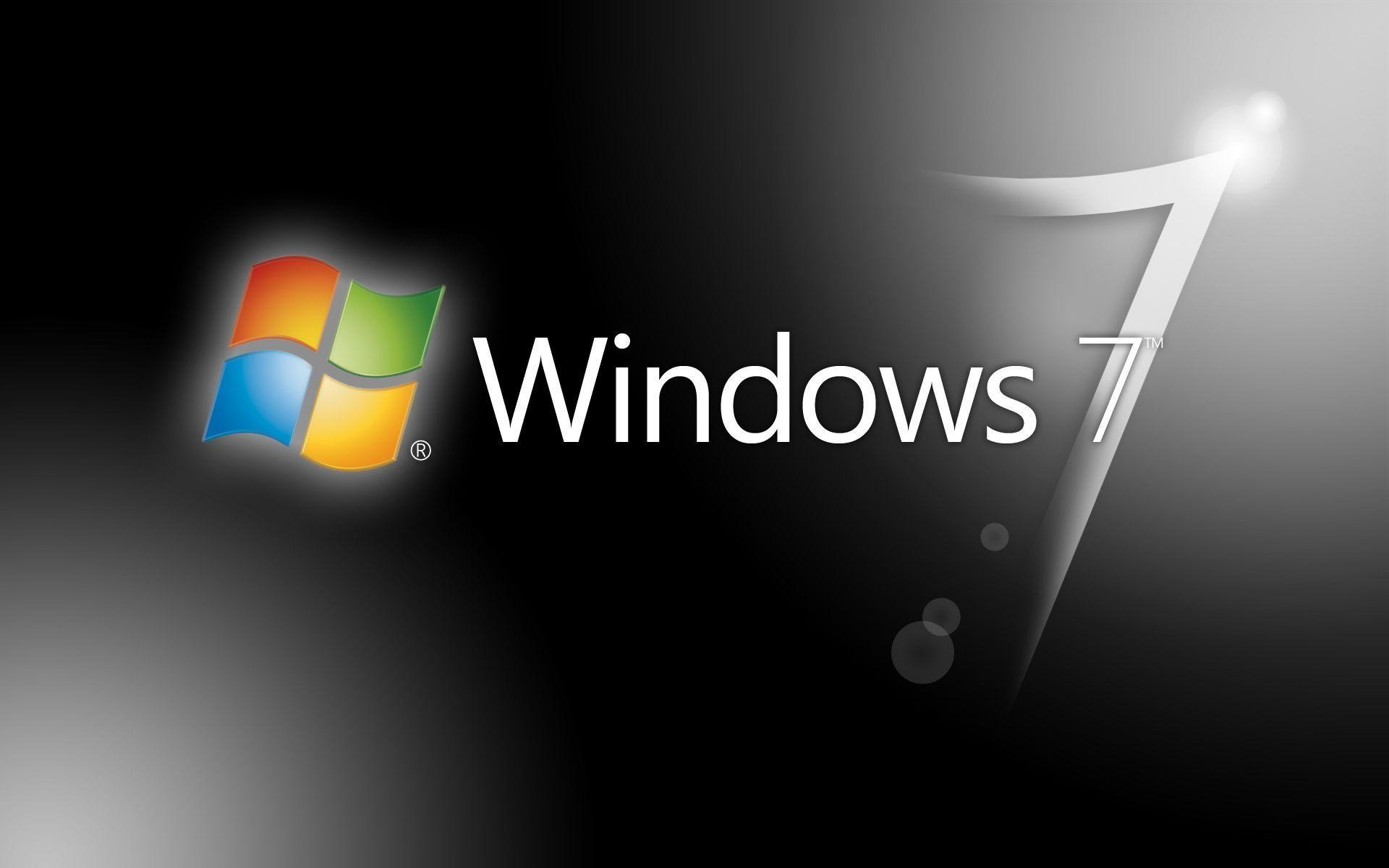 Black Windows 7 Wallpapers