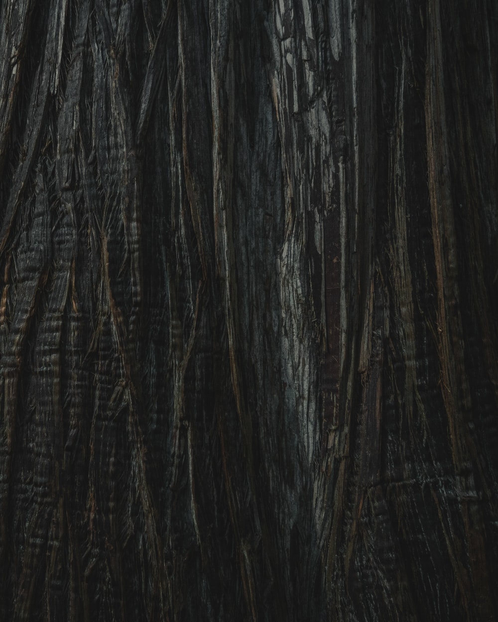 Black Wood Background