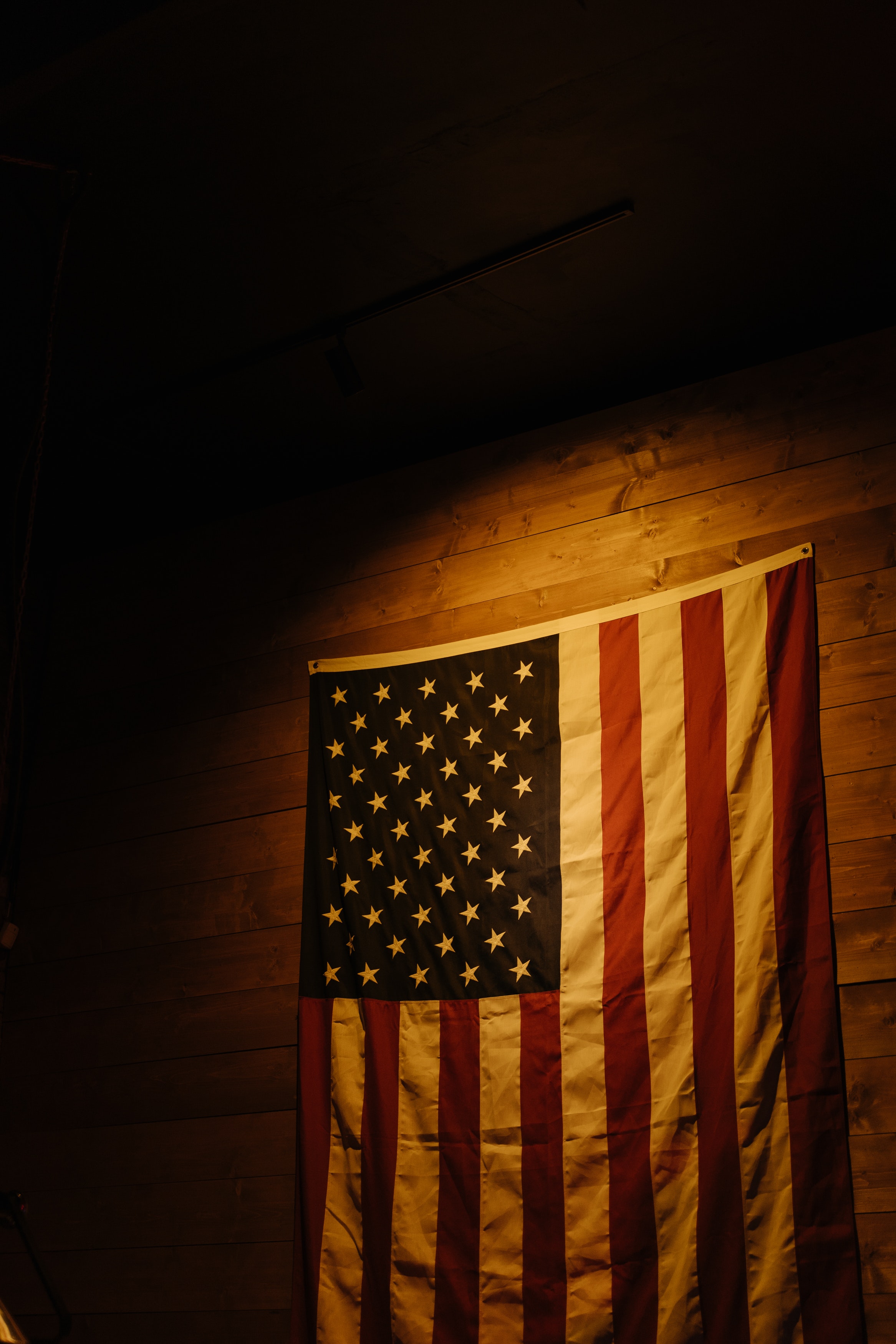 Blacked Out American Flag Wallpapers