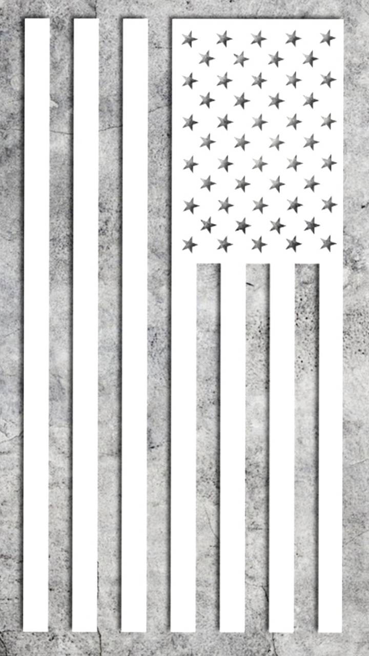 Blacked Out American Flag Wallpapers