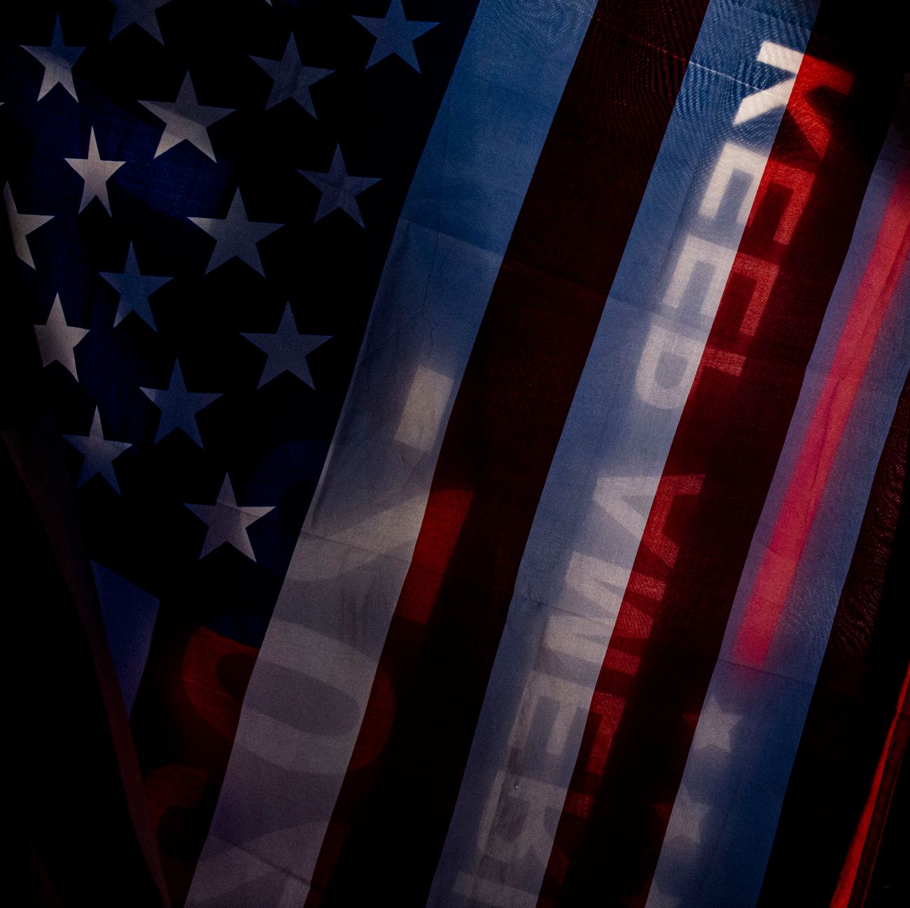 Blacked Out American Flag Wallpapers