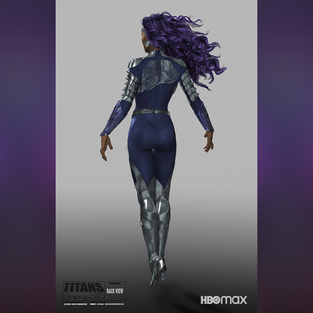 Blackfire Concept Art Hd Titans Show Wallpapers