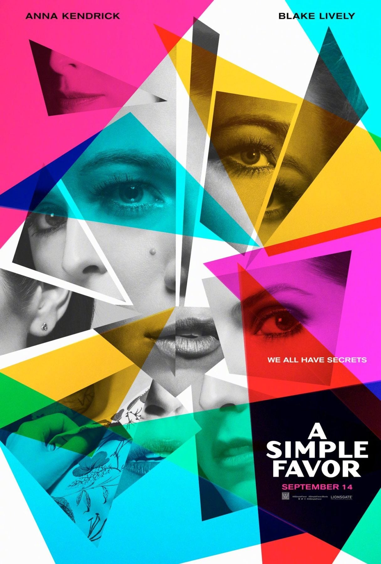 Blake Lively A Simple Favor 2018 Movie Poster Wallpapers