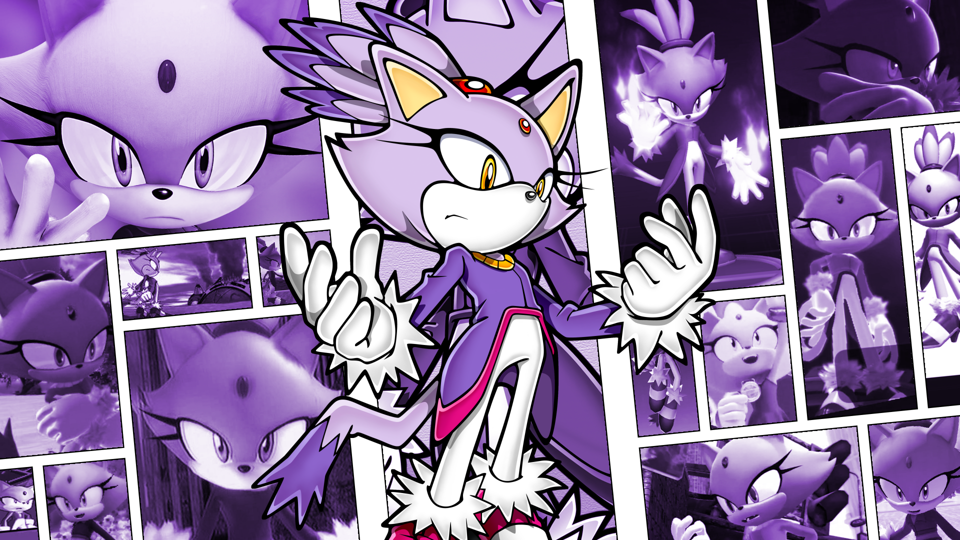 Blaze The Cat Wallpapers