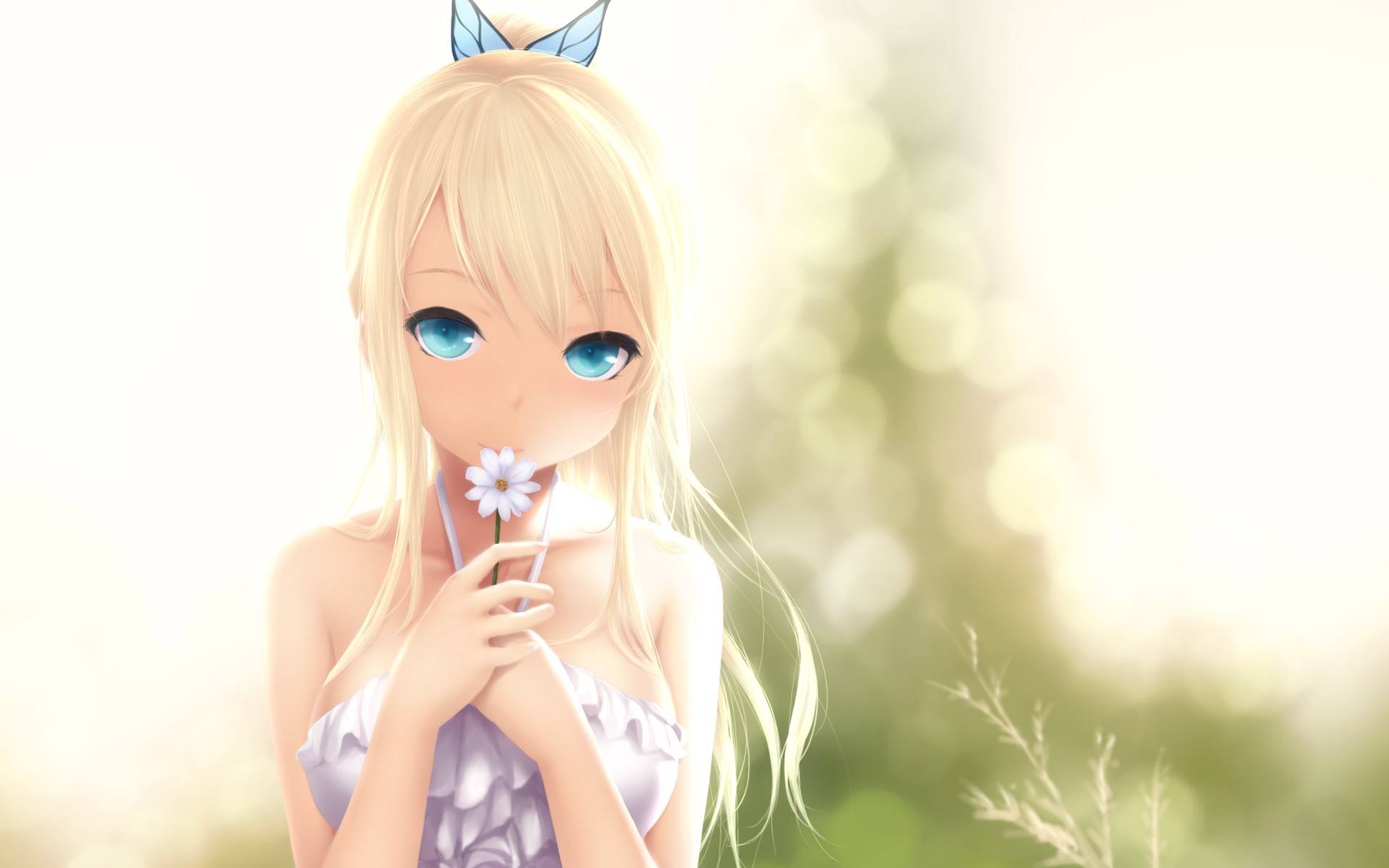 Blonde  Blue Eye Anime Girl Wallpapers