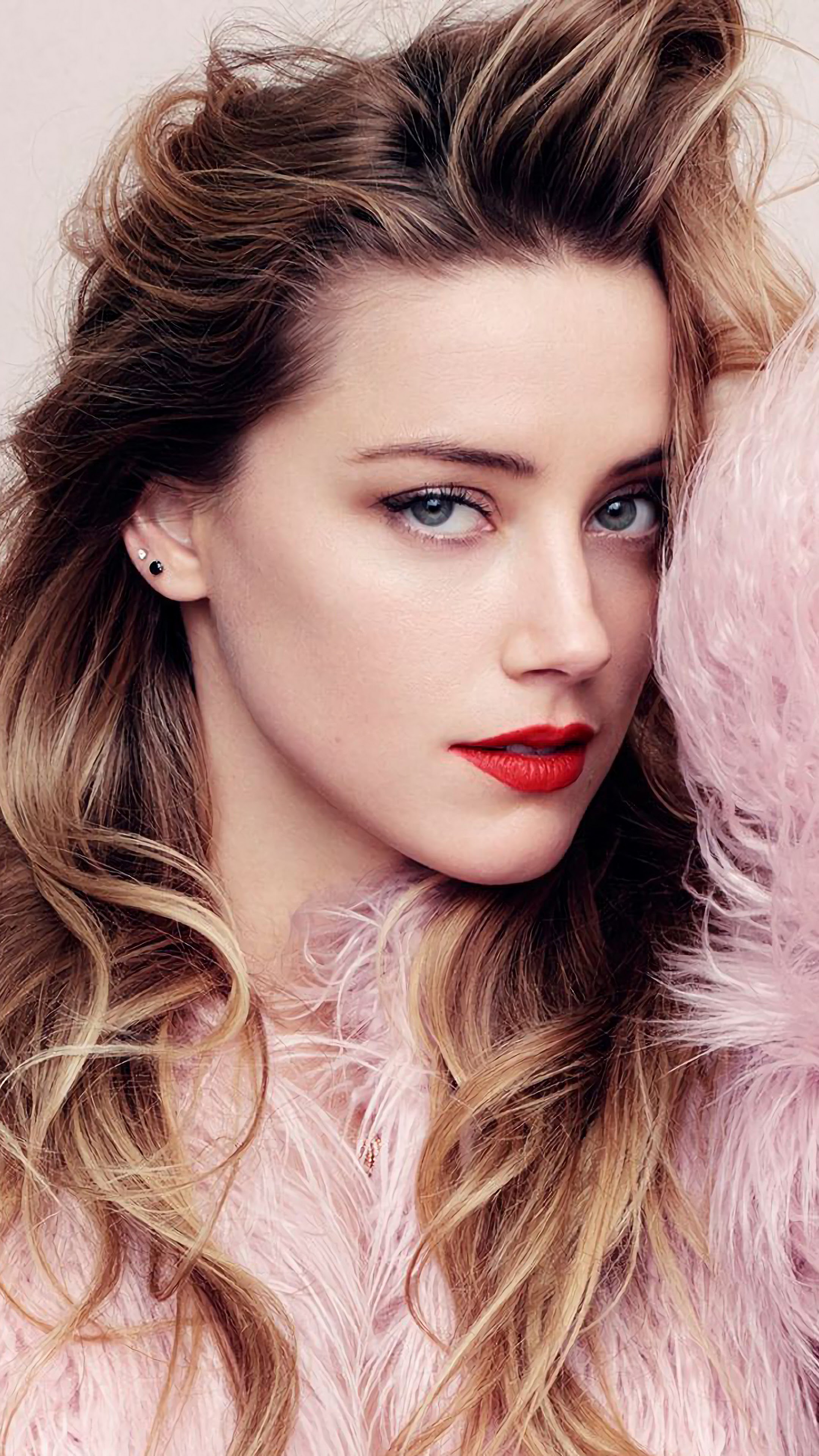 Blonde Amber Heard Blue Eyes Wallpapers