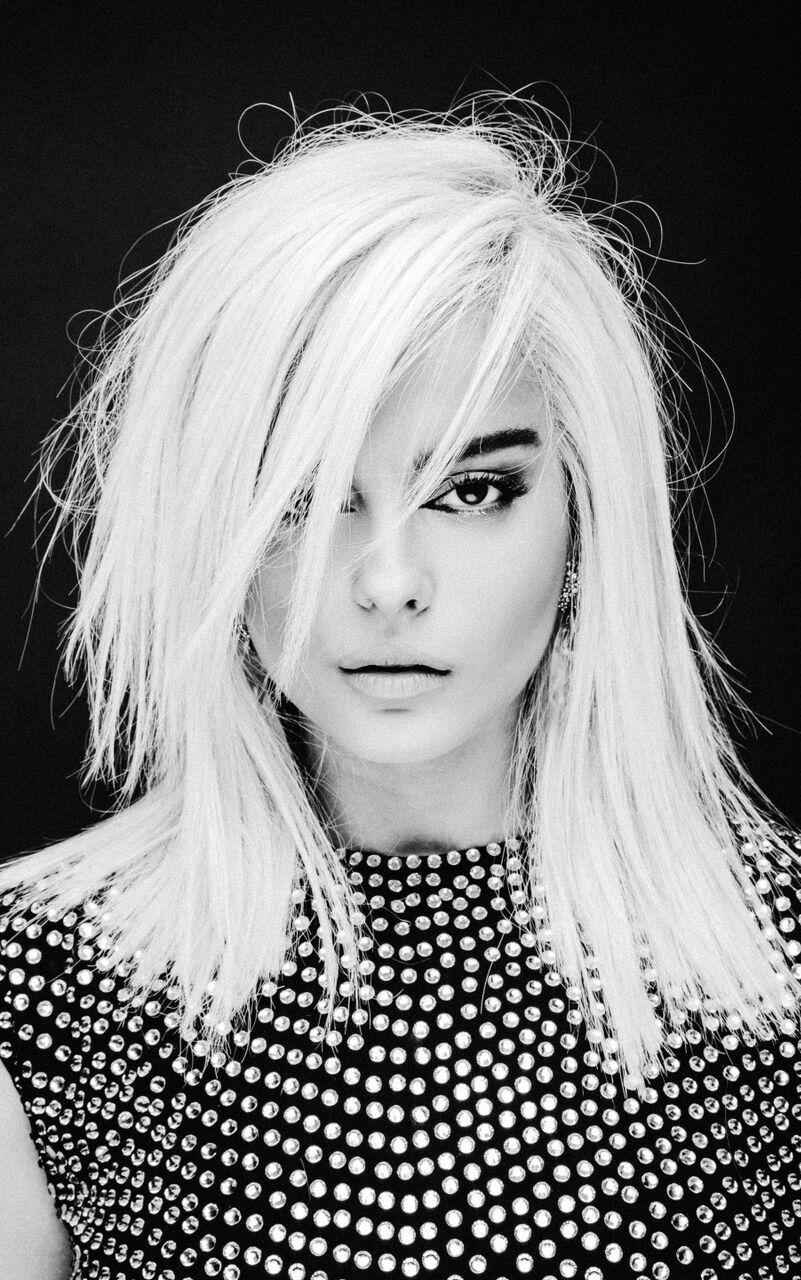 Blonde Bebe Rexha in Black Wallpapers