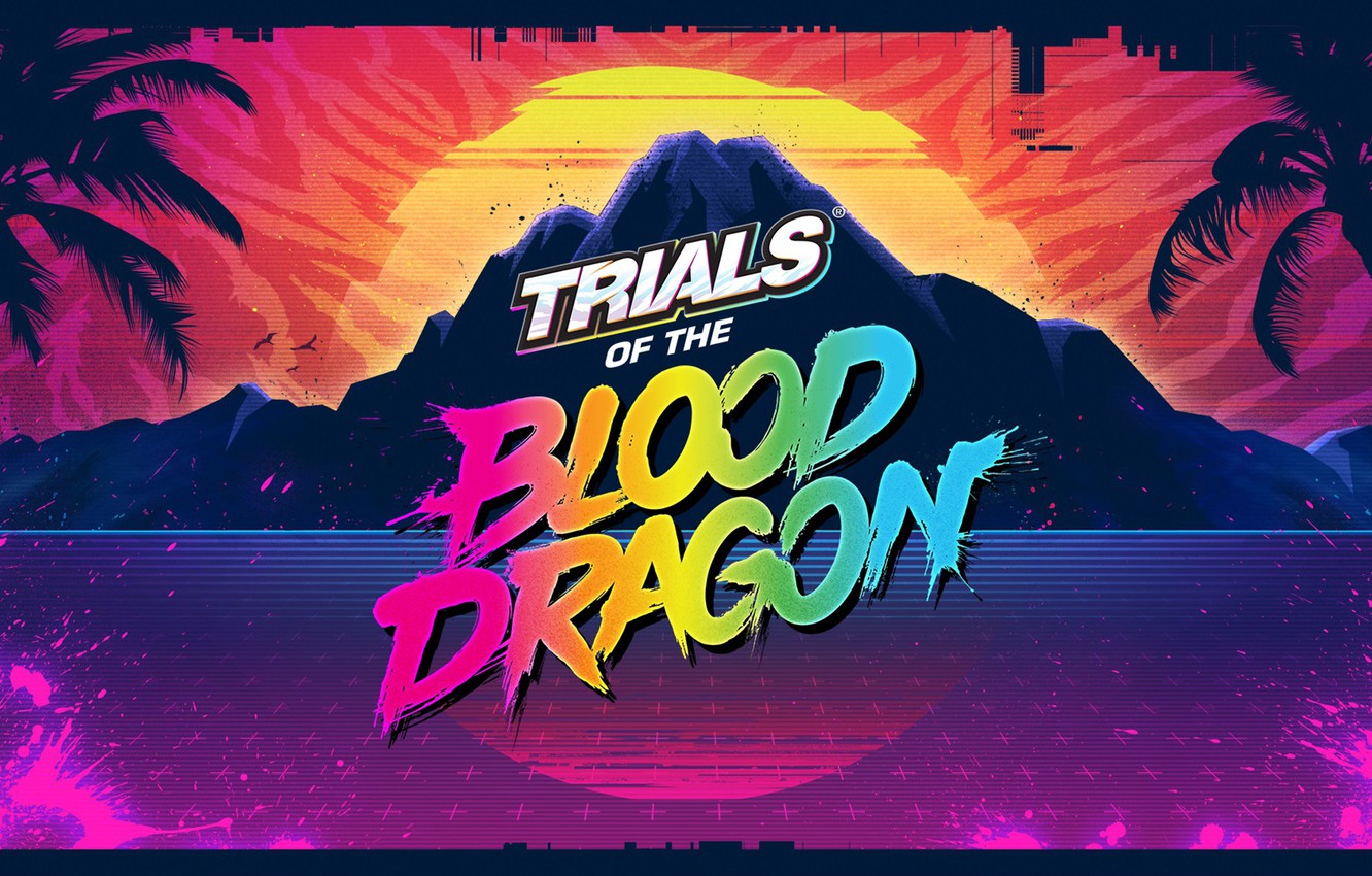 Blood Dragon Background