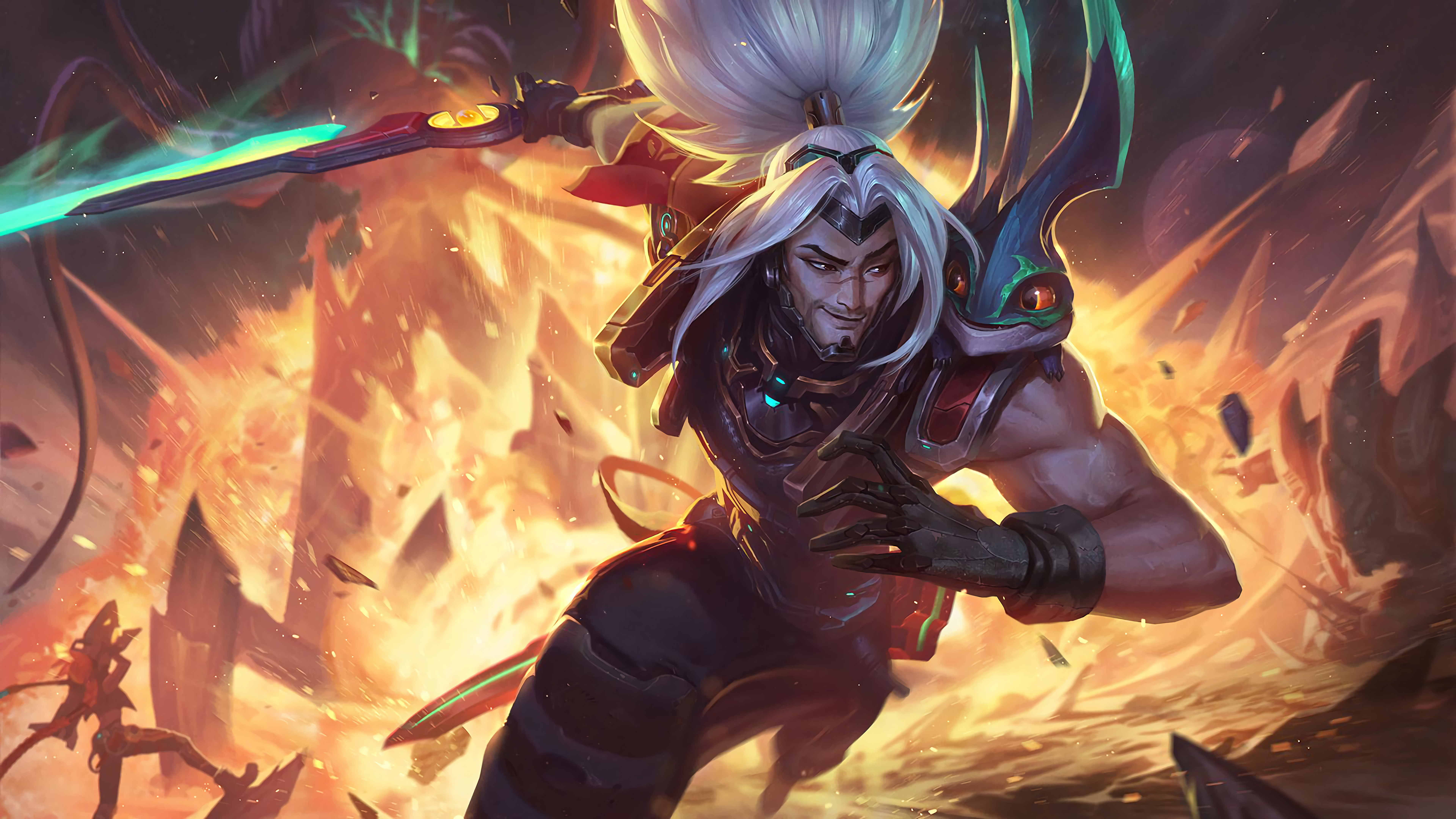 Blood Moon Yasuo Splash Art Wallpapers