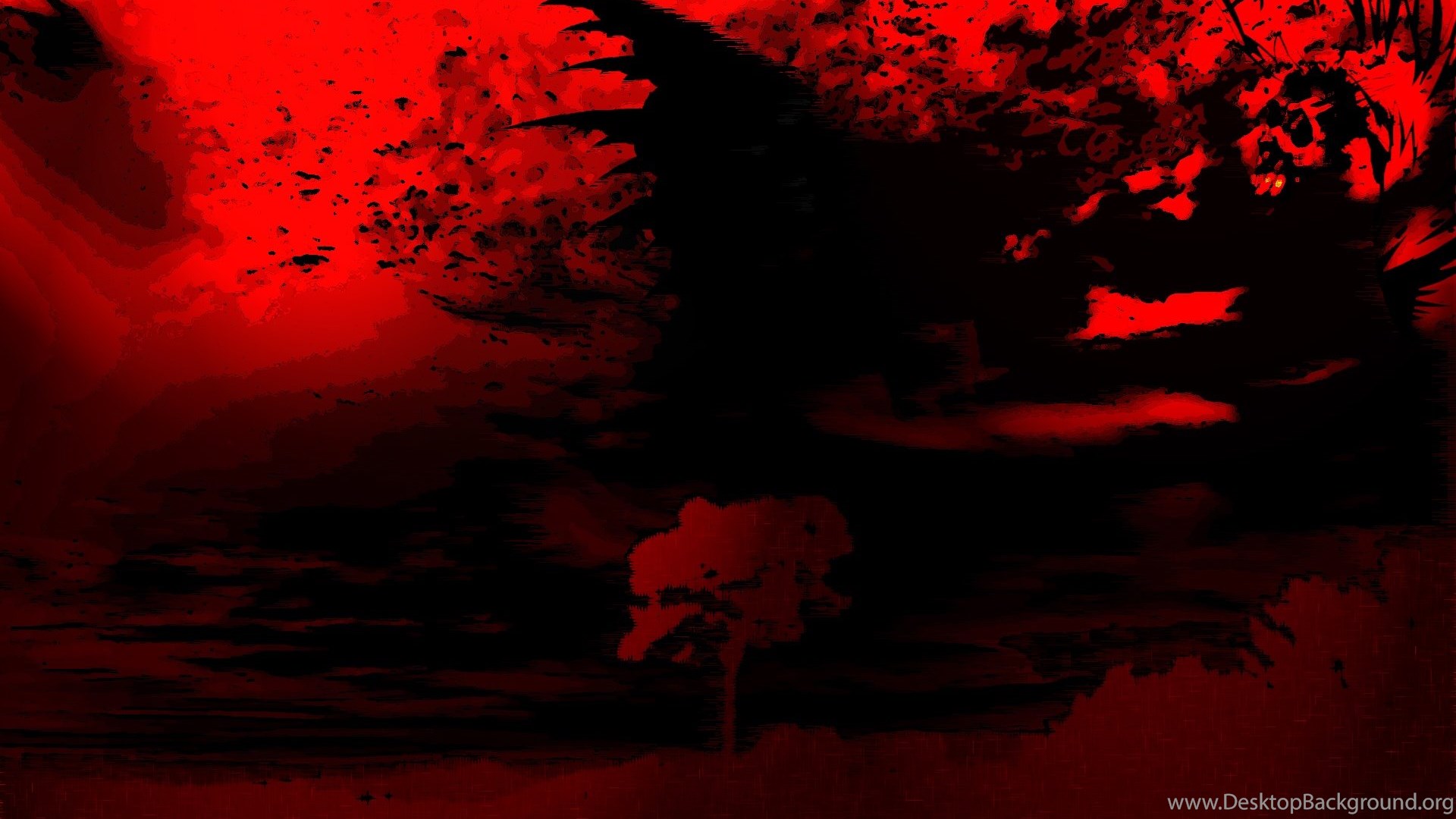 Bloody Anime Background