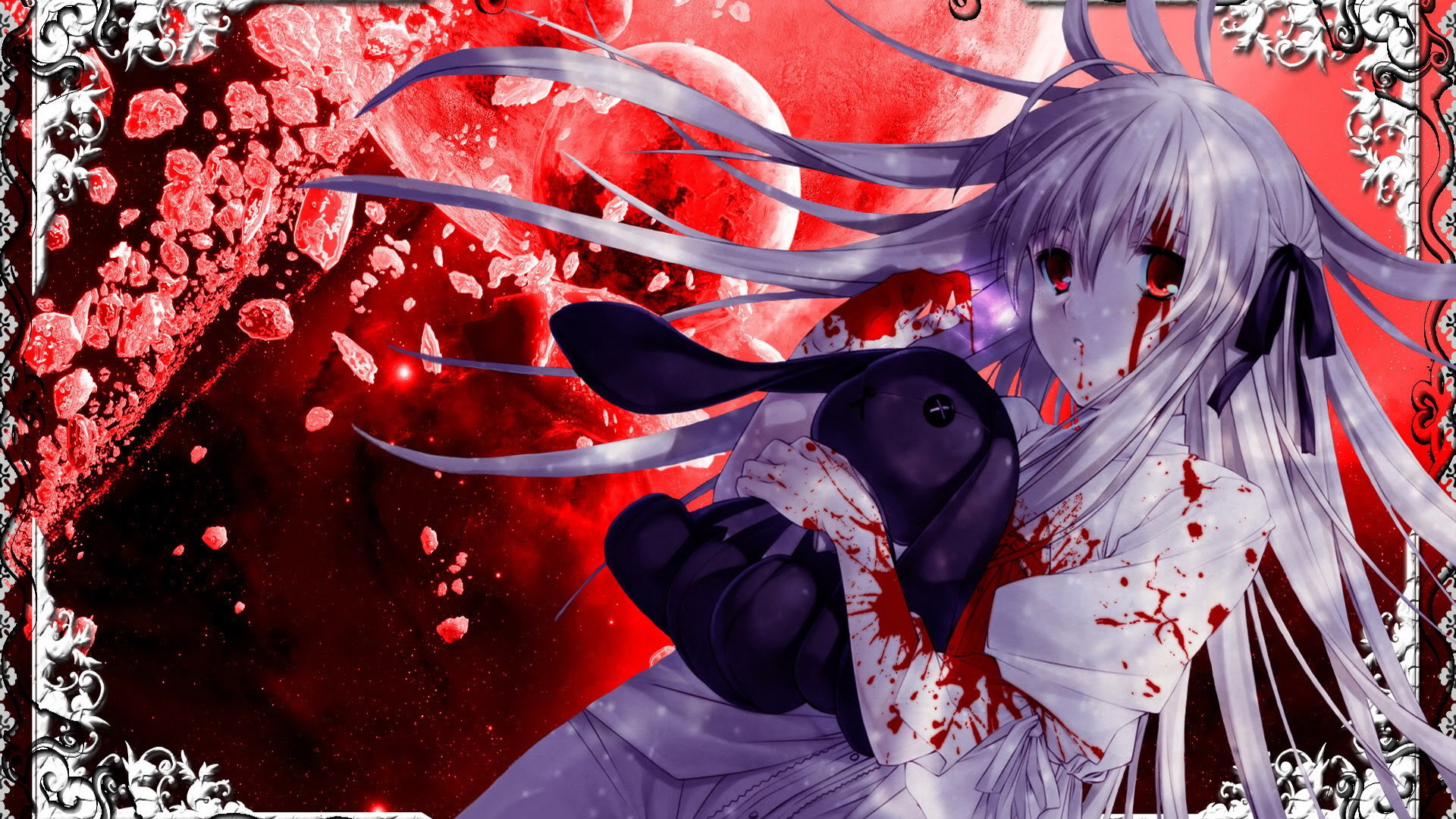 Bloody Anime Girl Wallpapers