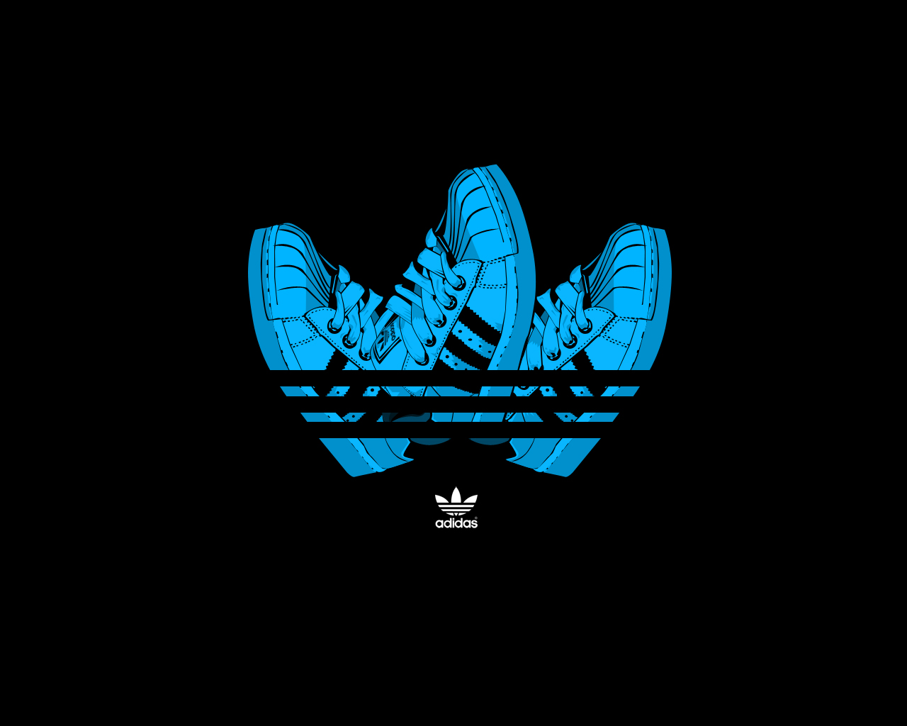 Blue Adidas Logo Wallpapers