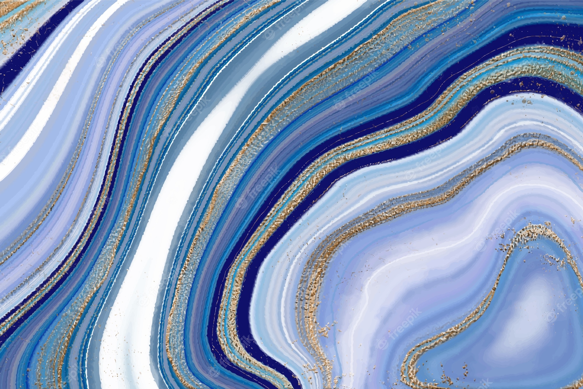 Blue Agate Artwork Wallpapers