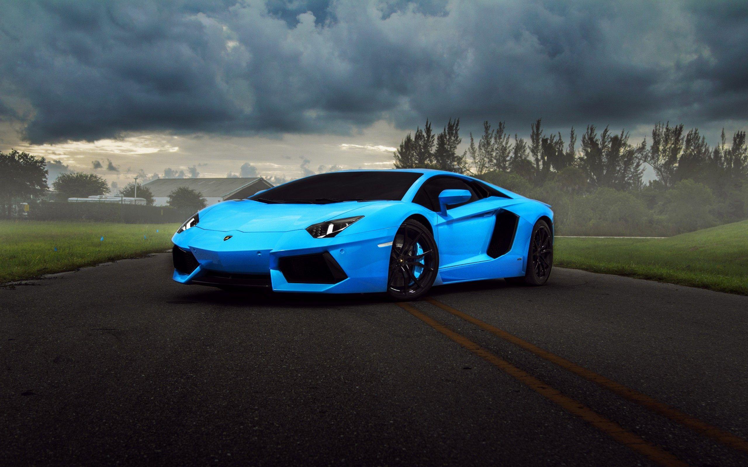 Blue And Black Lambo Wallpapers