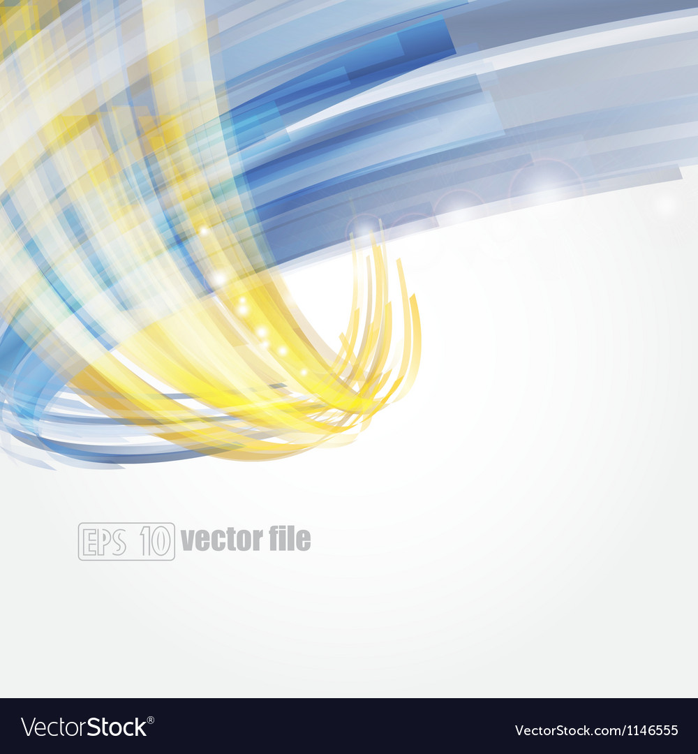 Blue And Gold Abstract Background